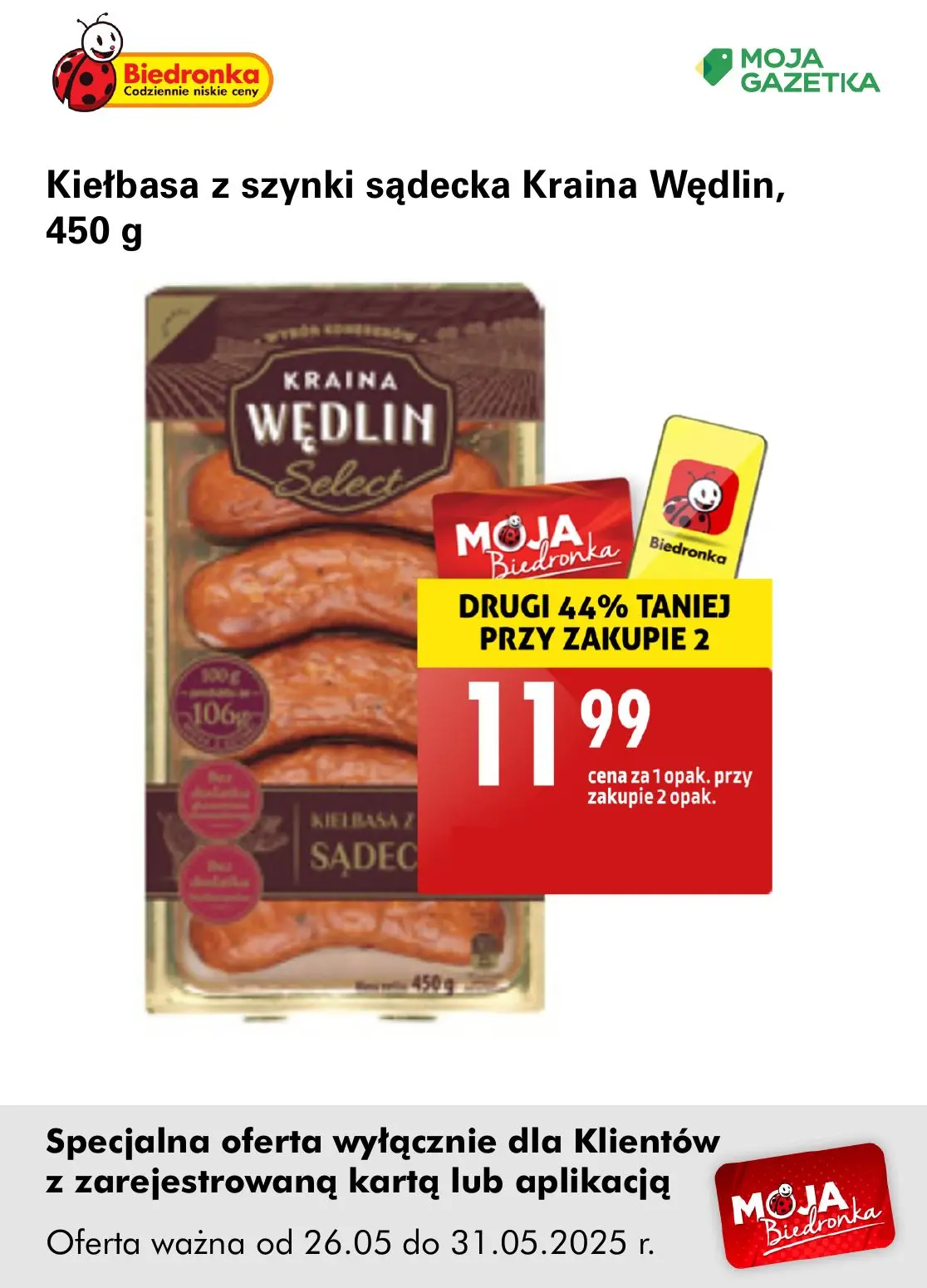 gazetka promocyjna Biedronka Oferta z kartą Moja Biedronka - Strona 16