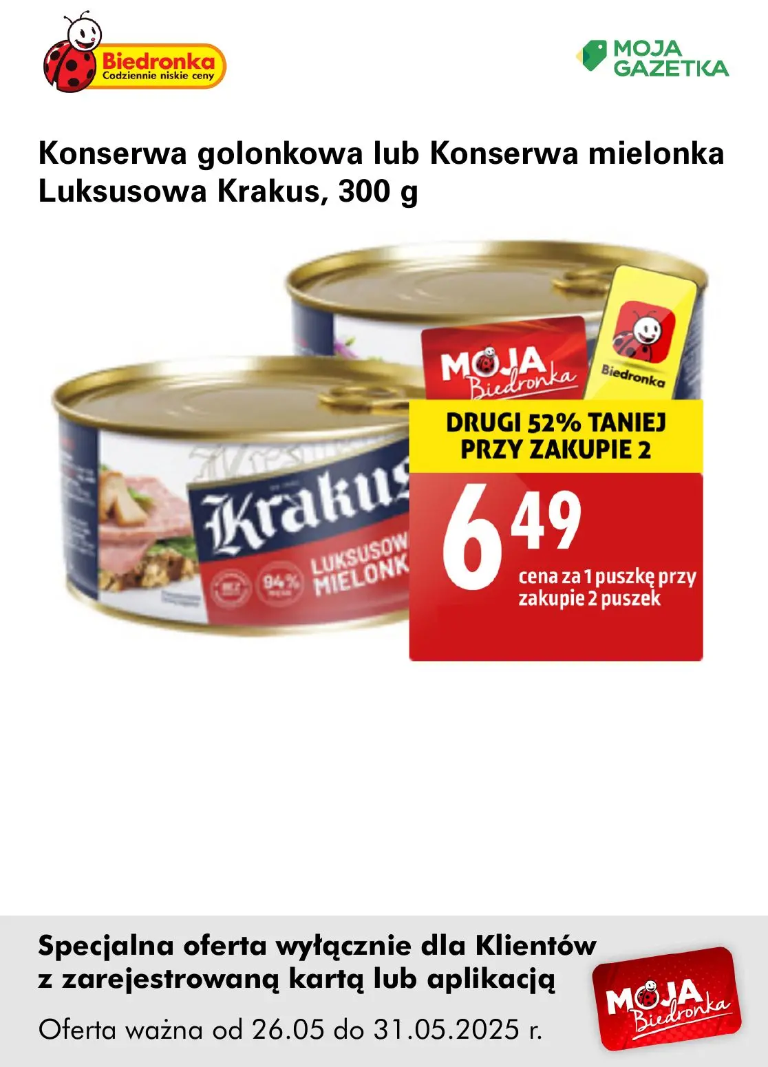 gazetka promocyjna Biedronka Oferta z kartą Moja Biedronka - Strona 25