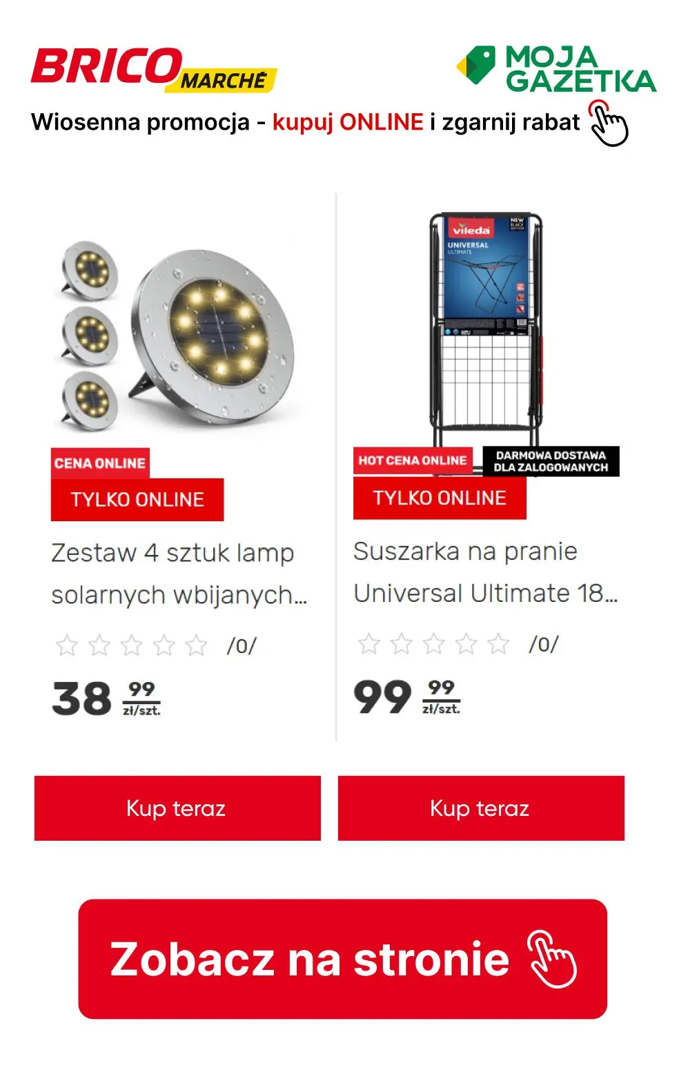 gazetka promocyjna BRICOMARCHE Wiosenny zawrót głowy! Zrób zakupy, zgarnij RABAT!!! - Strona 8