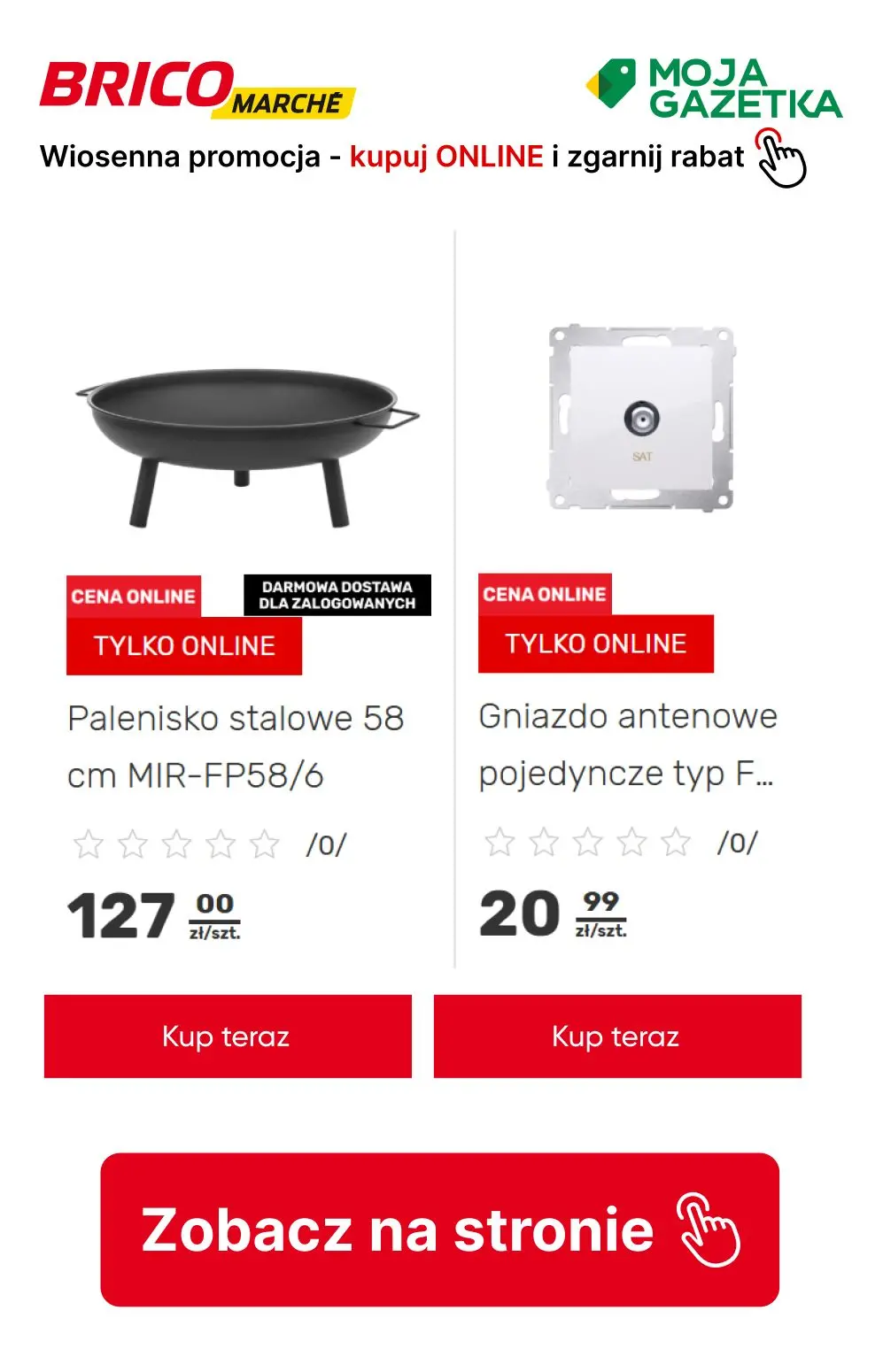 gazetka promocyjna BRICOMARCHE Wiosenny zawrót głowy! Zrób zakupy, zgarnij RABAT!!! - Strona 13
