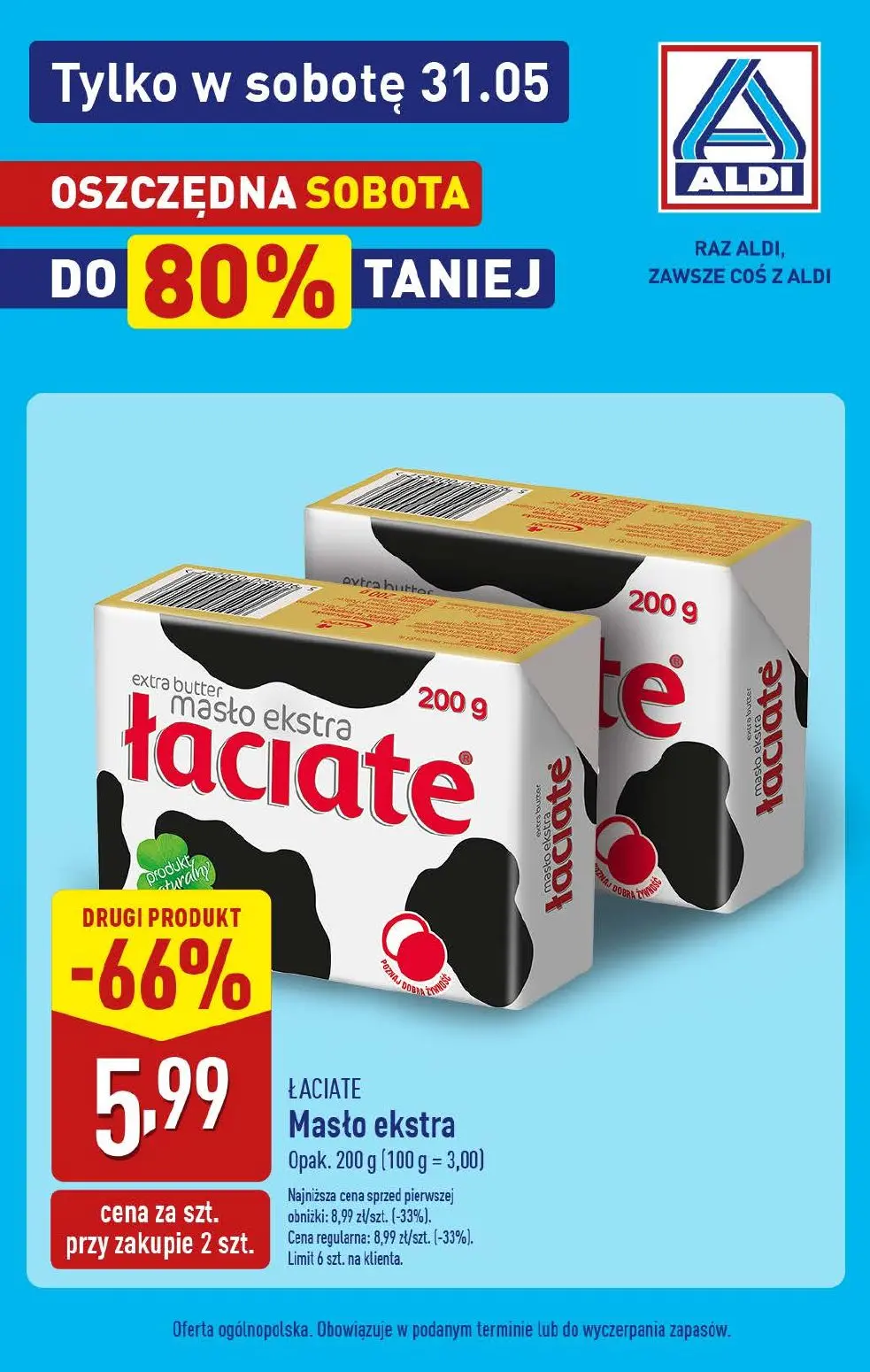 gazetka promocyjna ALDI Tylko w SOBOTĘ! - Strona 1