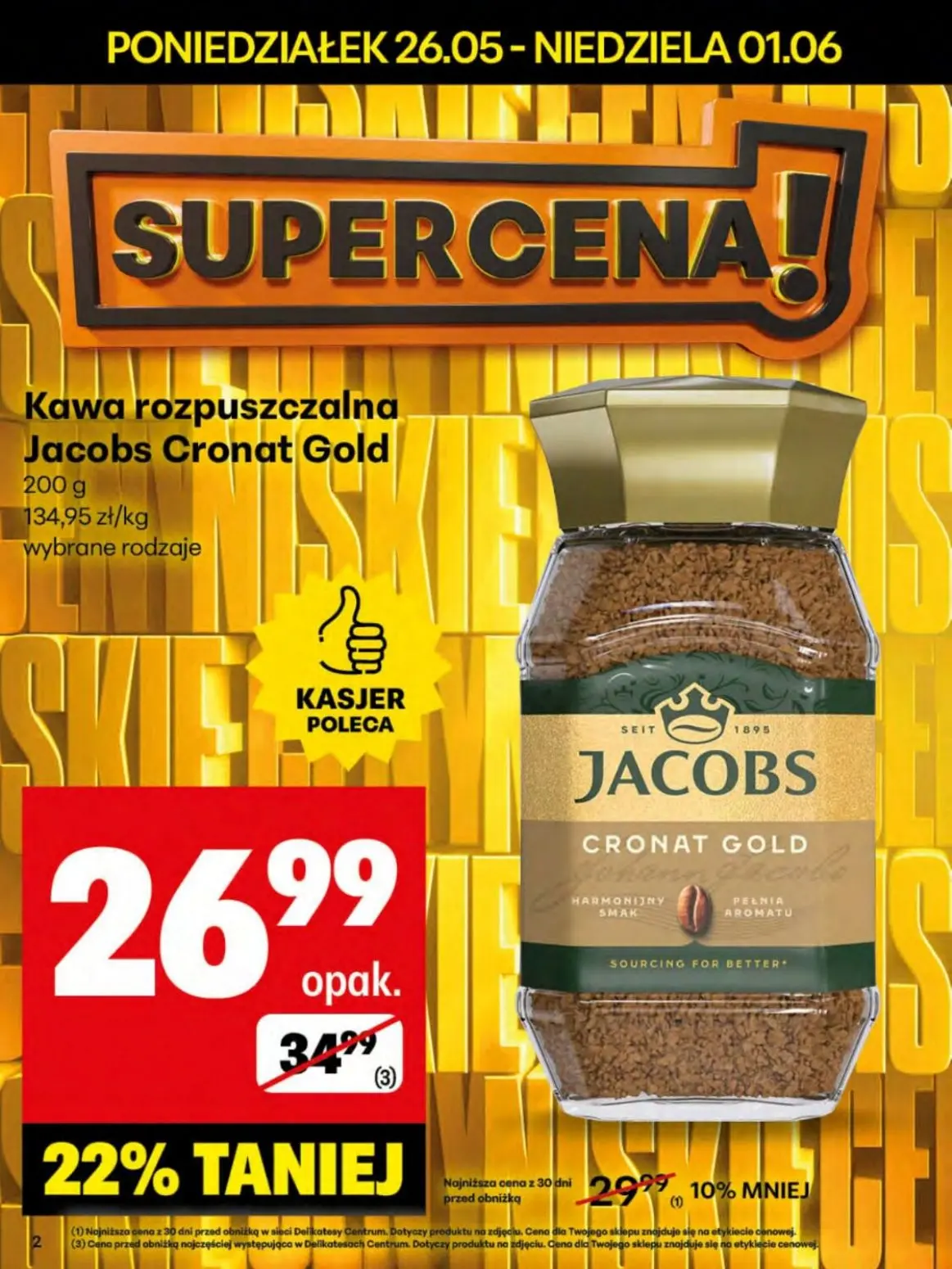 gazetka promocyjna Delikatesy Centrum Od poniedziałku  - Strona 2