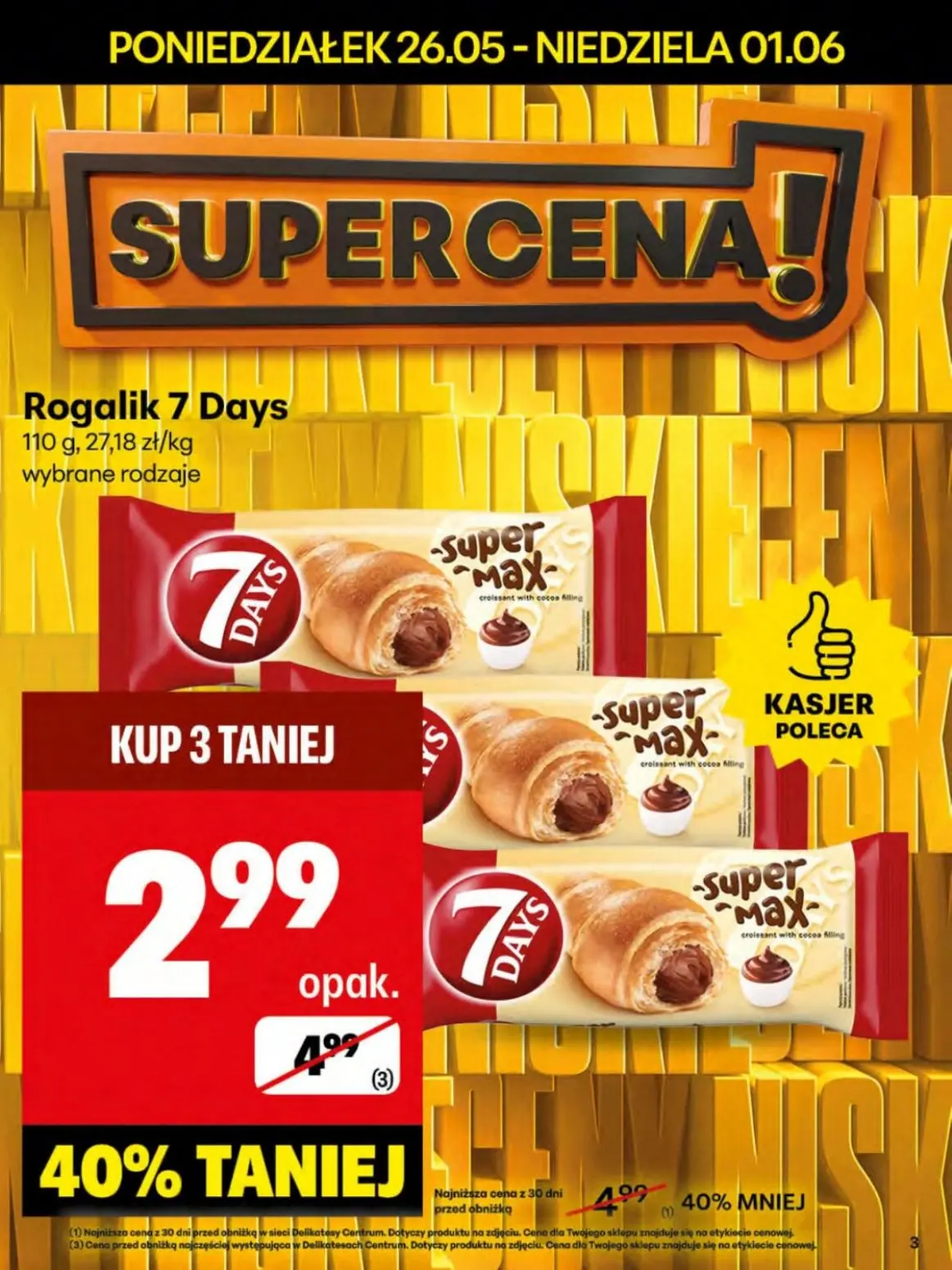 gazetka promocyjna Delikatesy Centrum Od poniedziałku  - Strona 3