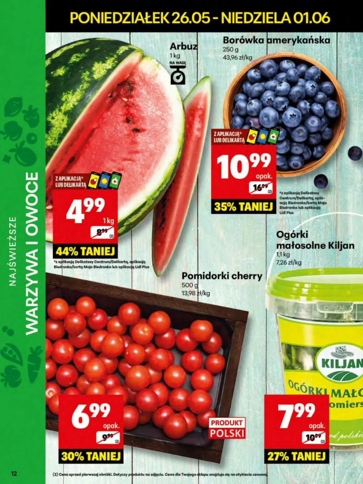 gazetka promocyjna Delikatesy Centrum Od poniedziałku  - Strona 12
