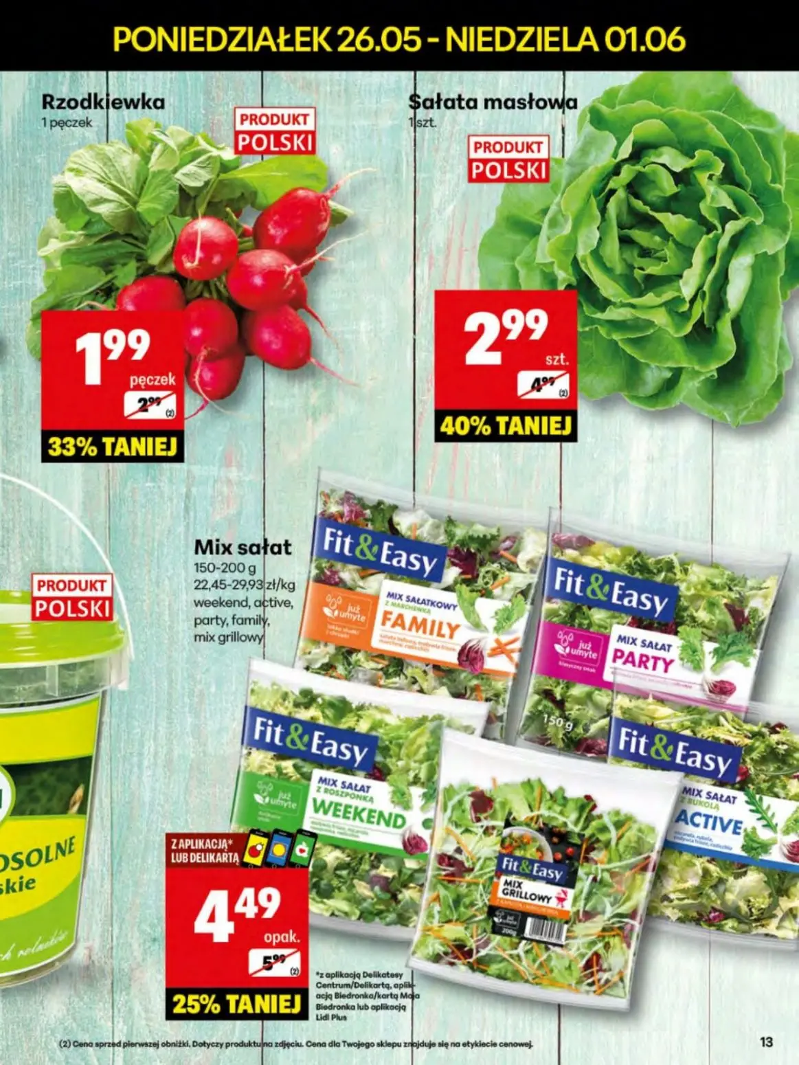 gazetka promocyjna Delikatesy Centrum Od poniedziałku  - Strona 13