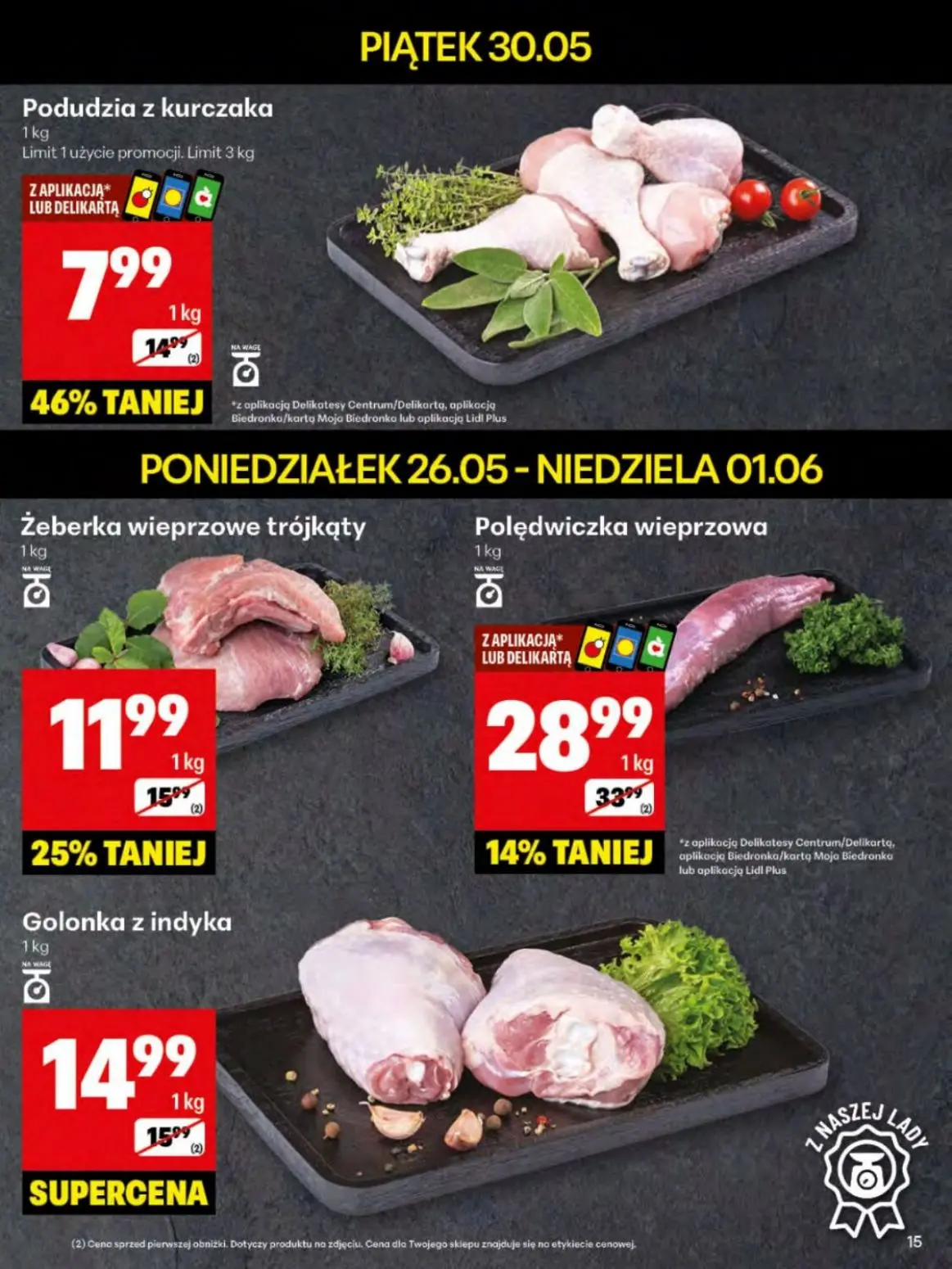 gazetka promocyjna Delikatesy Centrum Od poniedziałku  - Strona 15