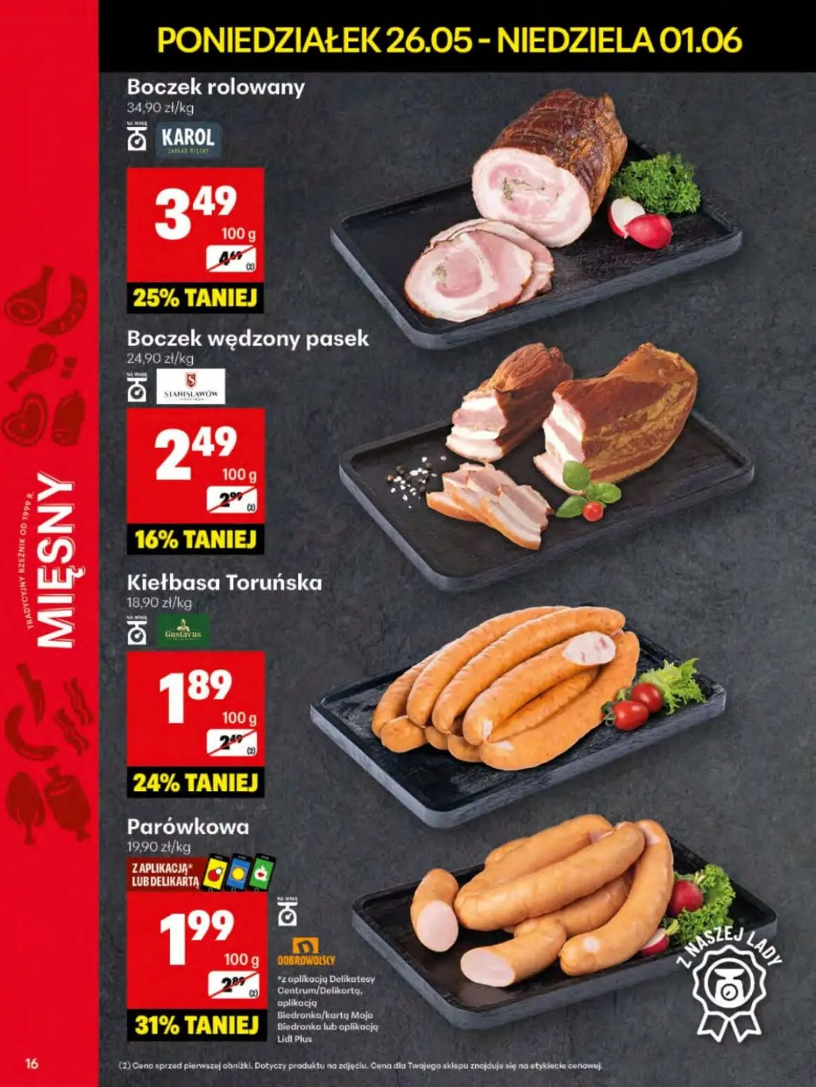 gazetka promocyjna Delikatesy Centrum Od poniedziałku  - Strona 16