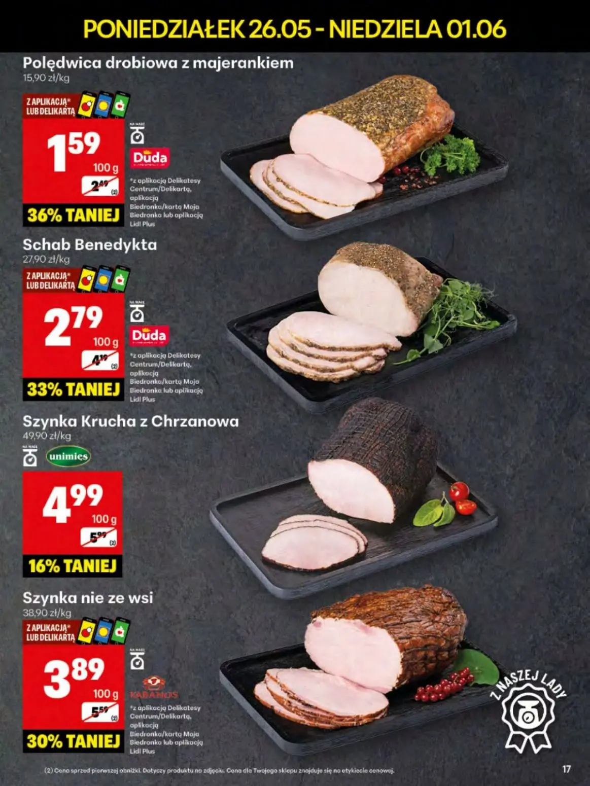 gazetka promocyjna Delikatesy Centrum Od poniedziałku  - Strona 17