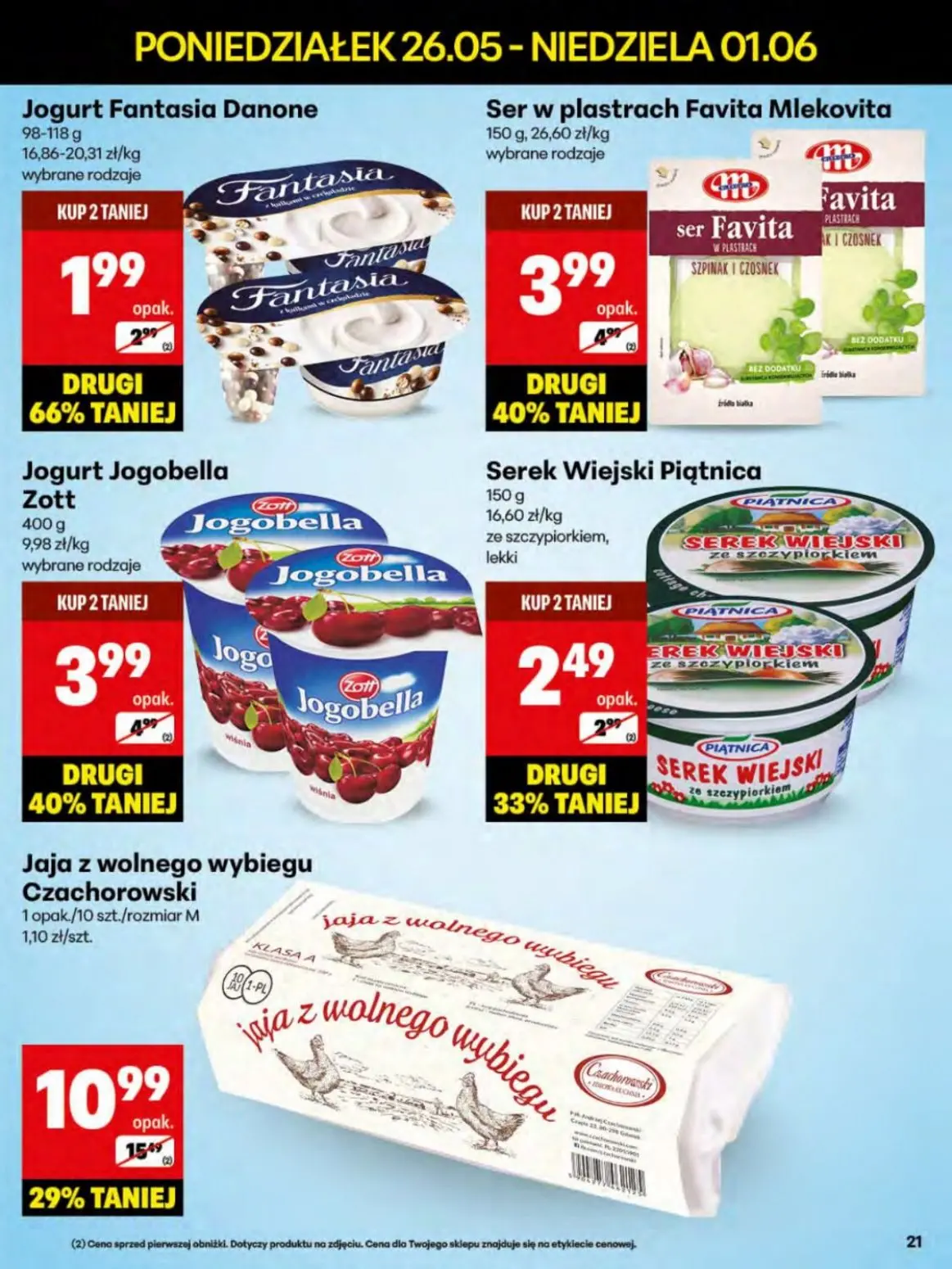 gazetka promocyjna Delikatesy Centrum Od poniedziałku  - Strona 21