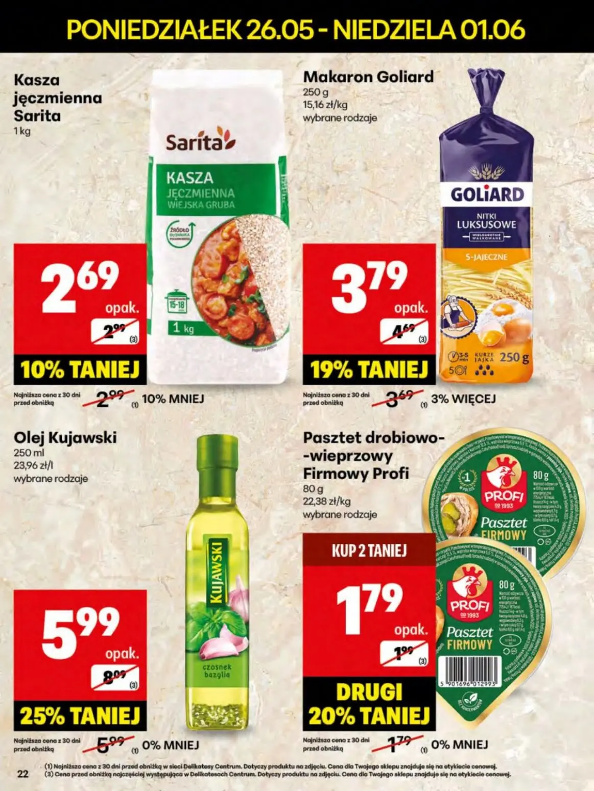 gazetka promocyjna Delikatesy Centrum Od poniedziałku  - Strona 22