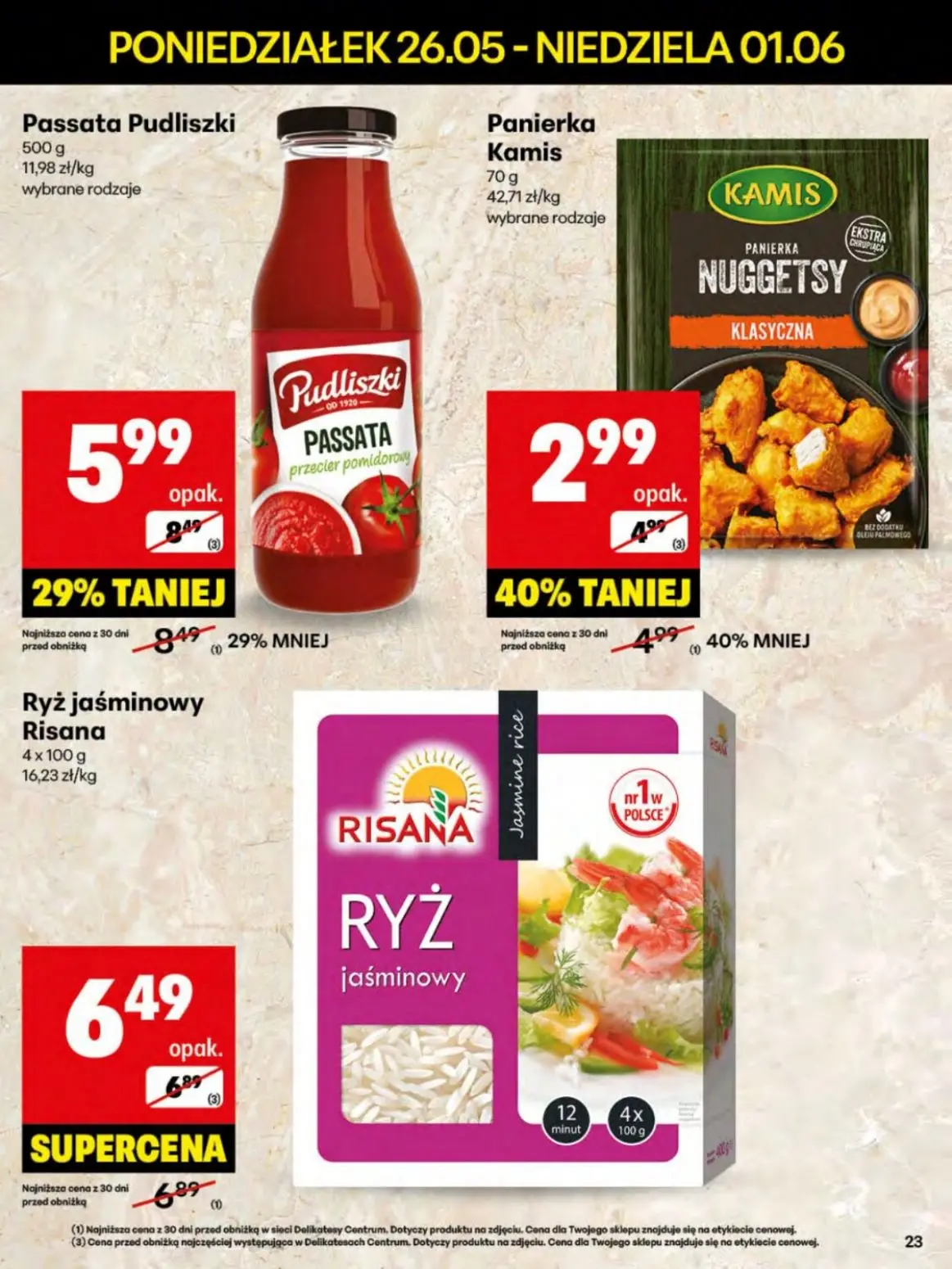 gazetka promocyjna Delikatesy Centrum Od poniedziałku  - Strona 23