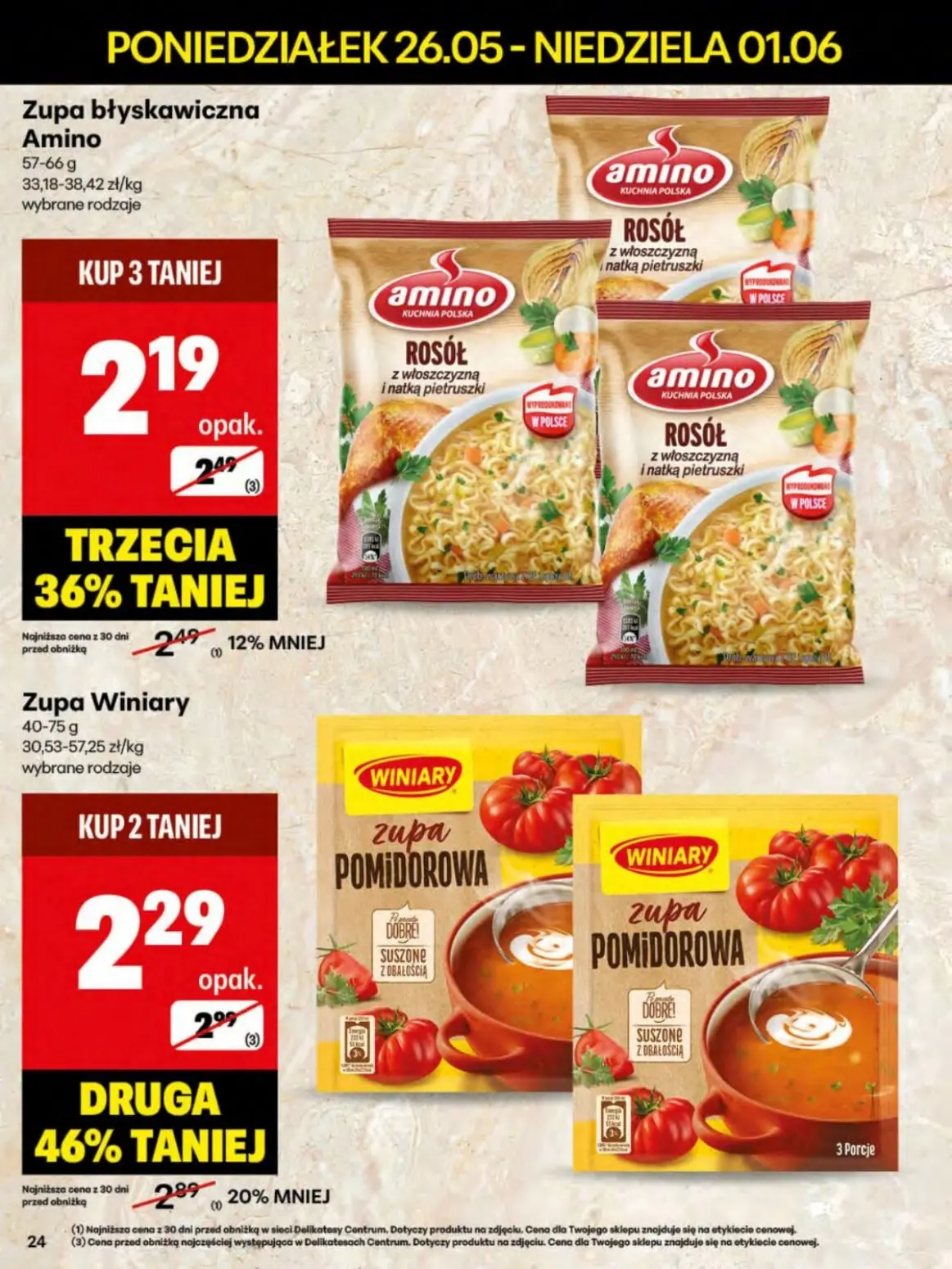 gazetka promocyjna Delikatesy Centrum Od poniedziałku  - Strona 24