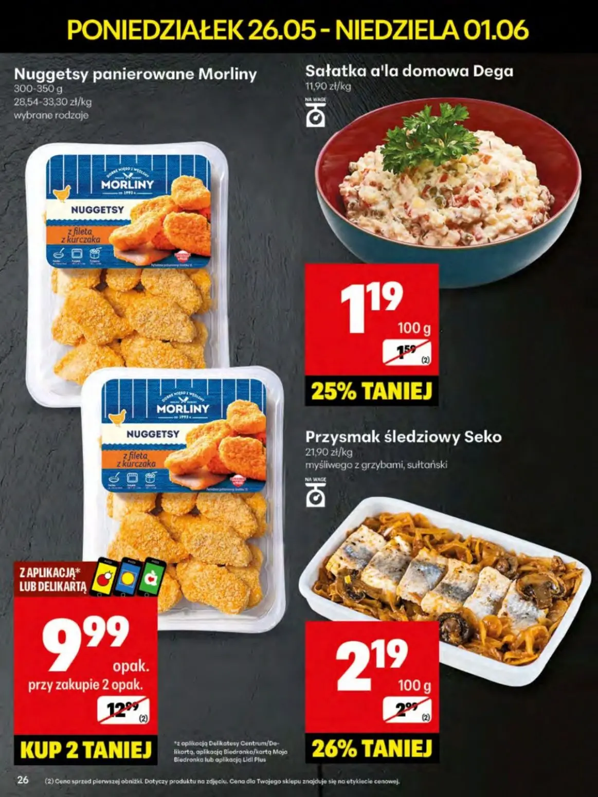 gazetka promocyjna Delikatesy Centrum Od poniedziałku  - Strona 26