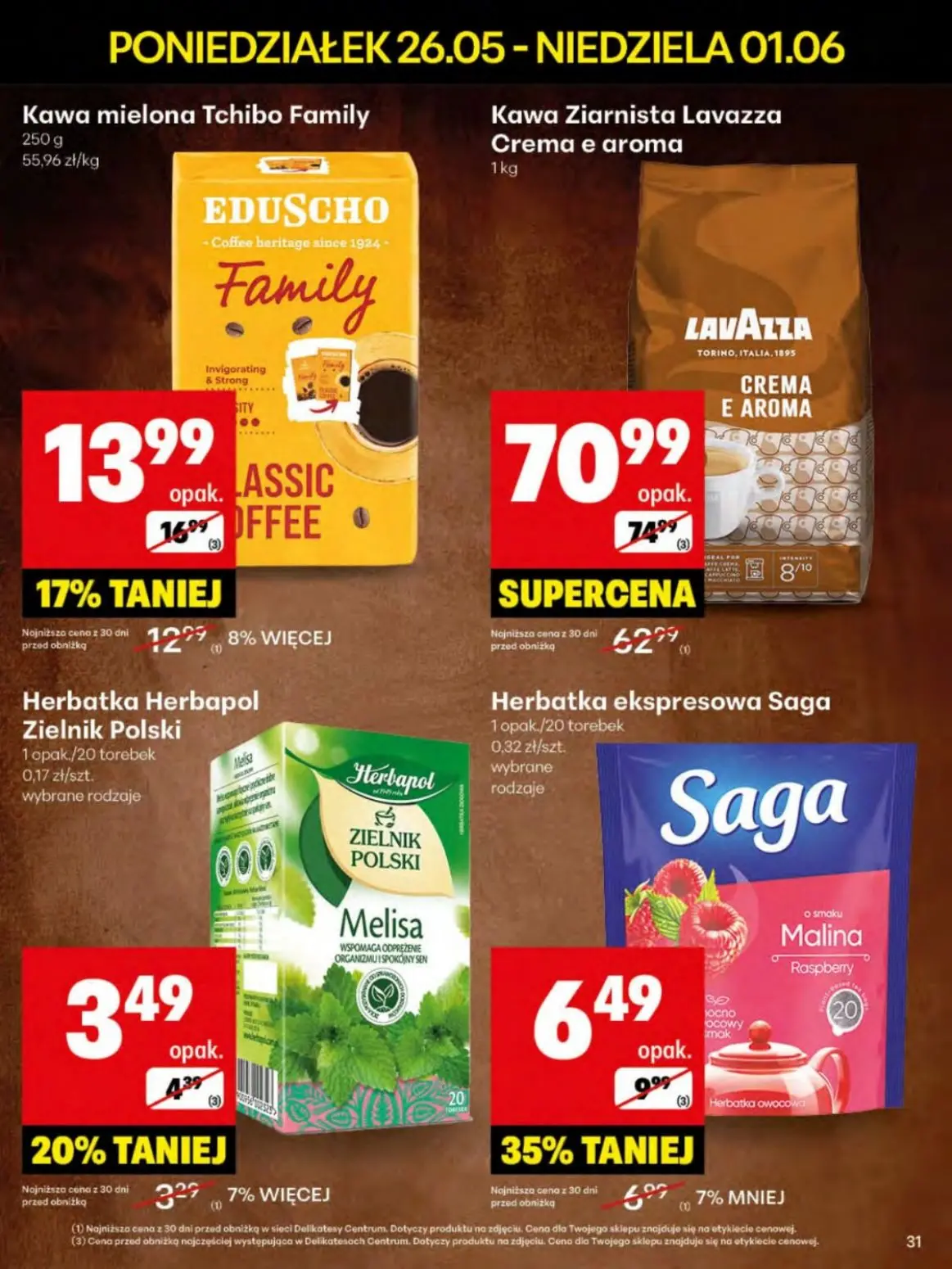 gazetka promocyjna Delikatesy Centrum Od poniedziałku  - Strona 31