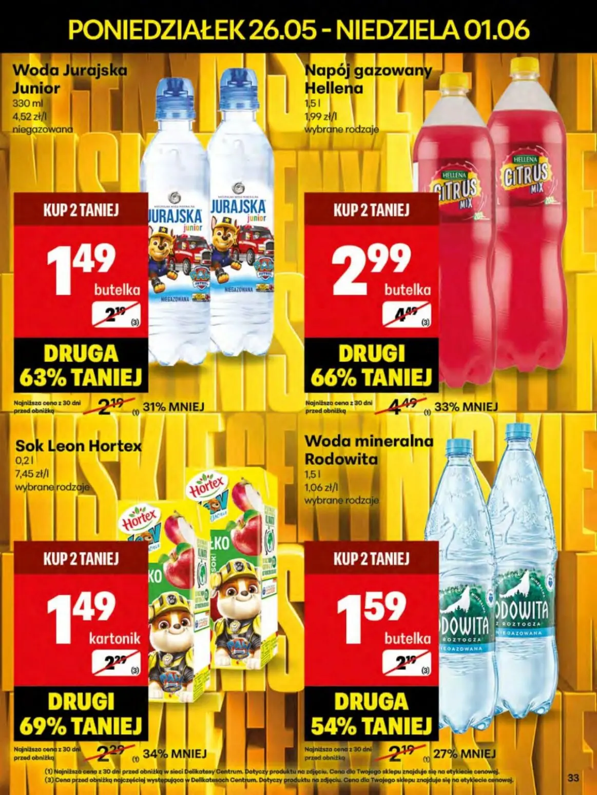 gazetka promocyjna Delikatesy Centrum Od poniedziałku  - Strona 33
