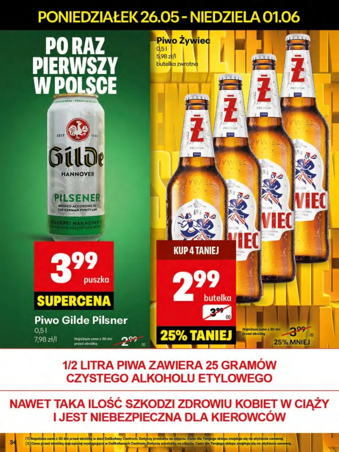 gazetka promocyjna Delikatesy Centrum Od poniedziałku  - Strona 34