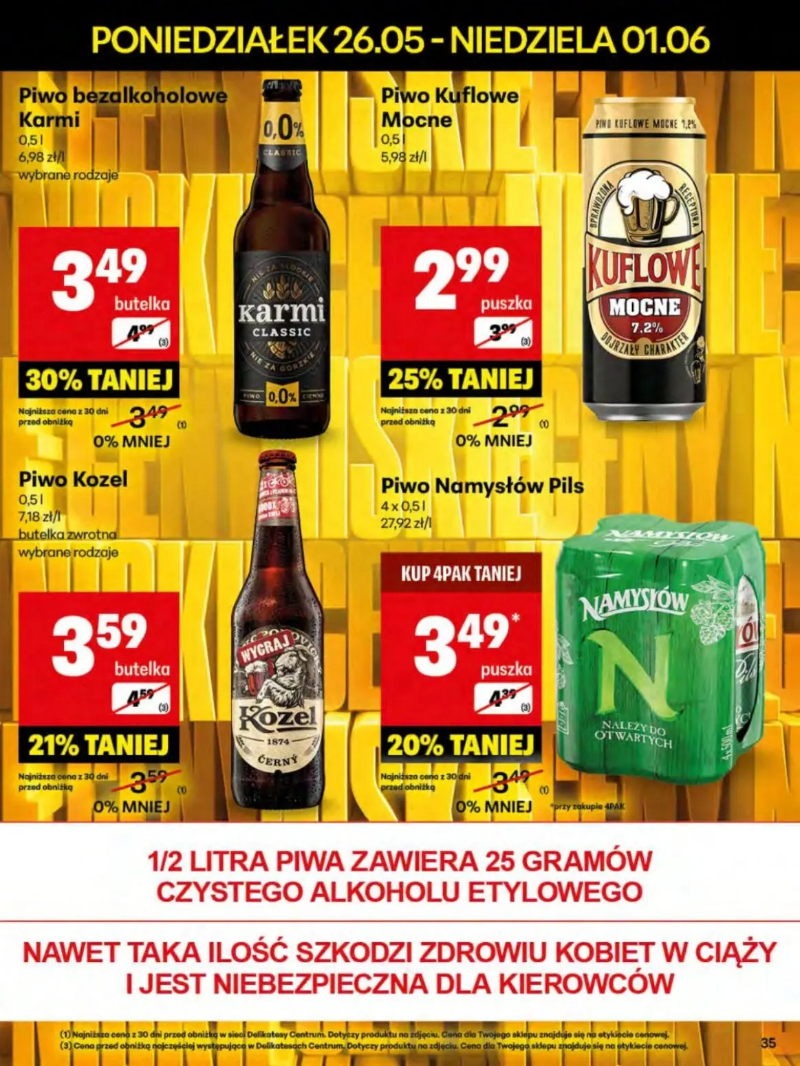 gazetka promocyjna Delikatesy Centrum Od poniedziałku  - Strona 35