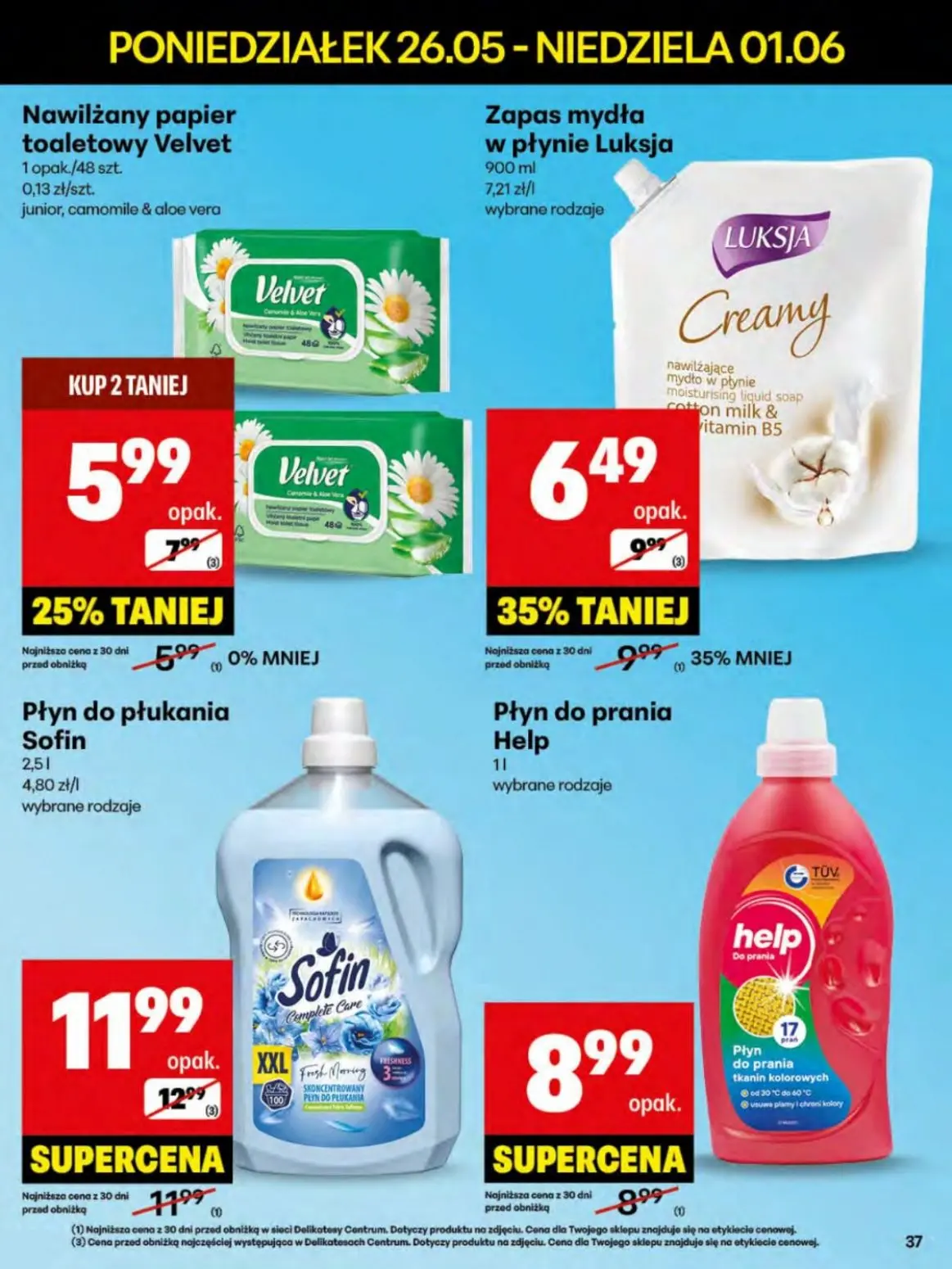 gazetka promocyjna Delikatesy Centrum Od poniedziałku  - Strona 37