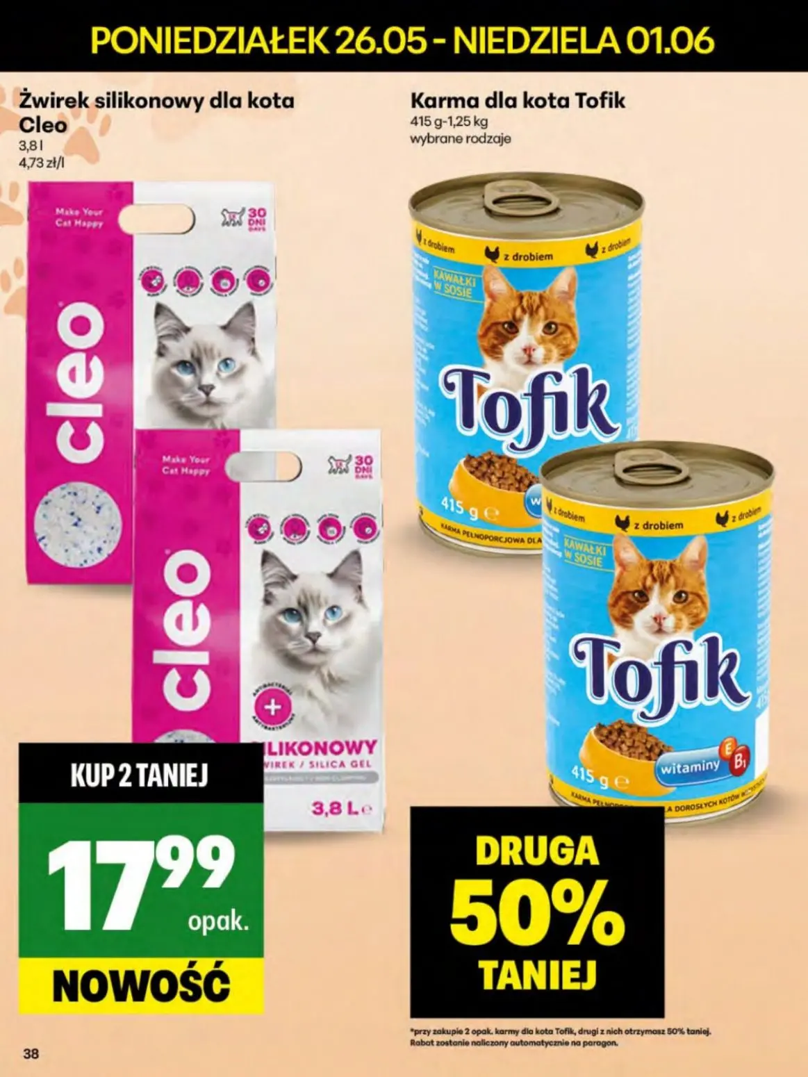 gazetka promocyjna Delikatesy Centrum Od poniedziałku  - Strona 38