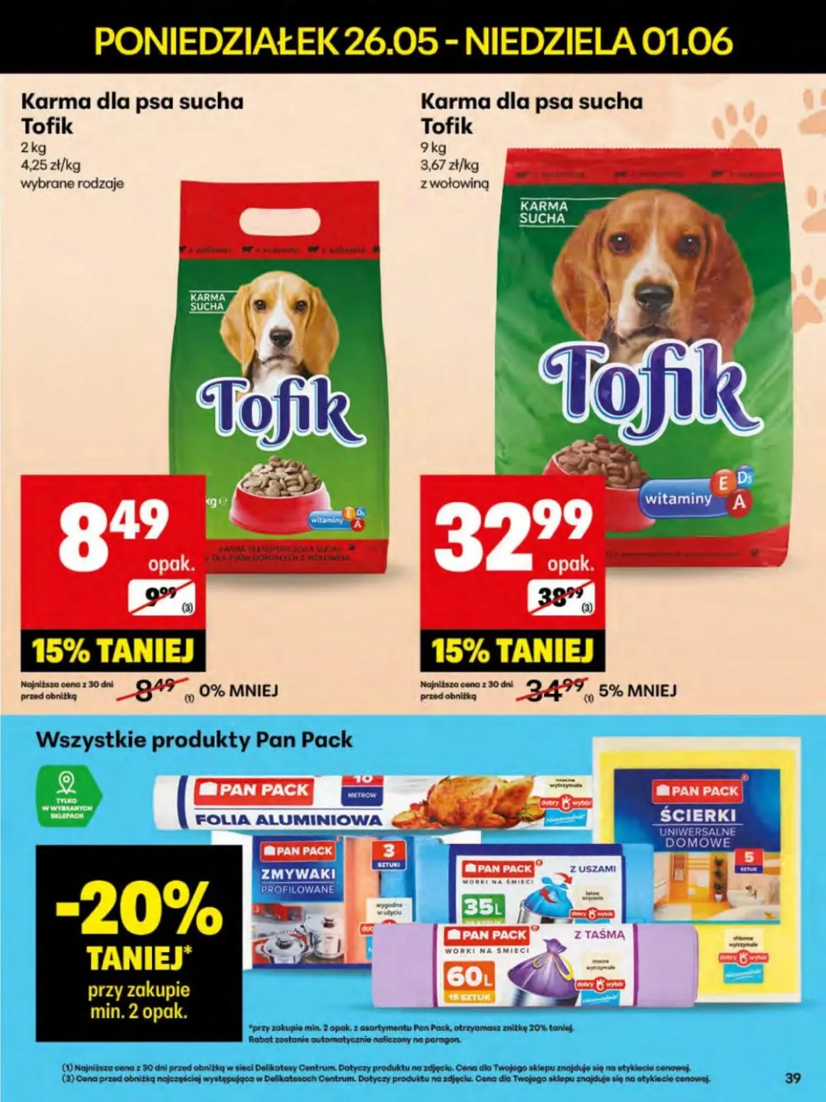 gazetka promocyjna Delikatesy Centrum Od poniedziałku  - Strona 39