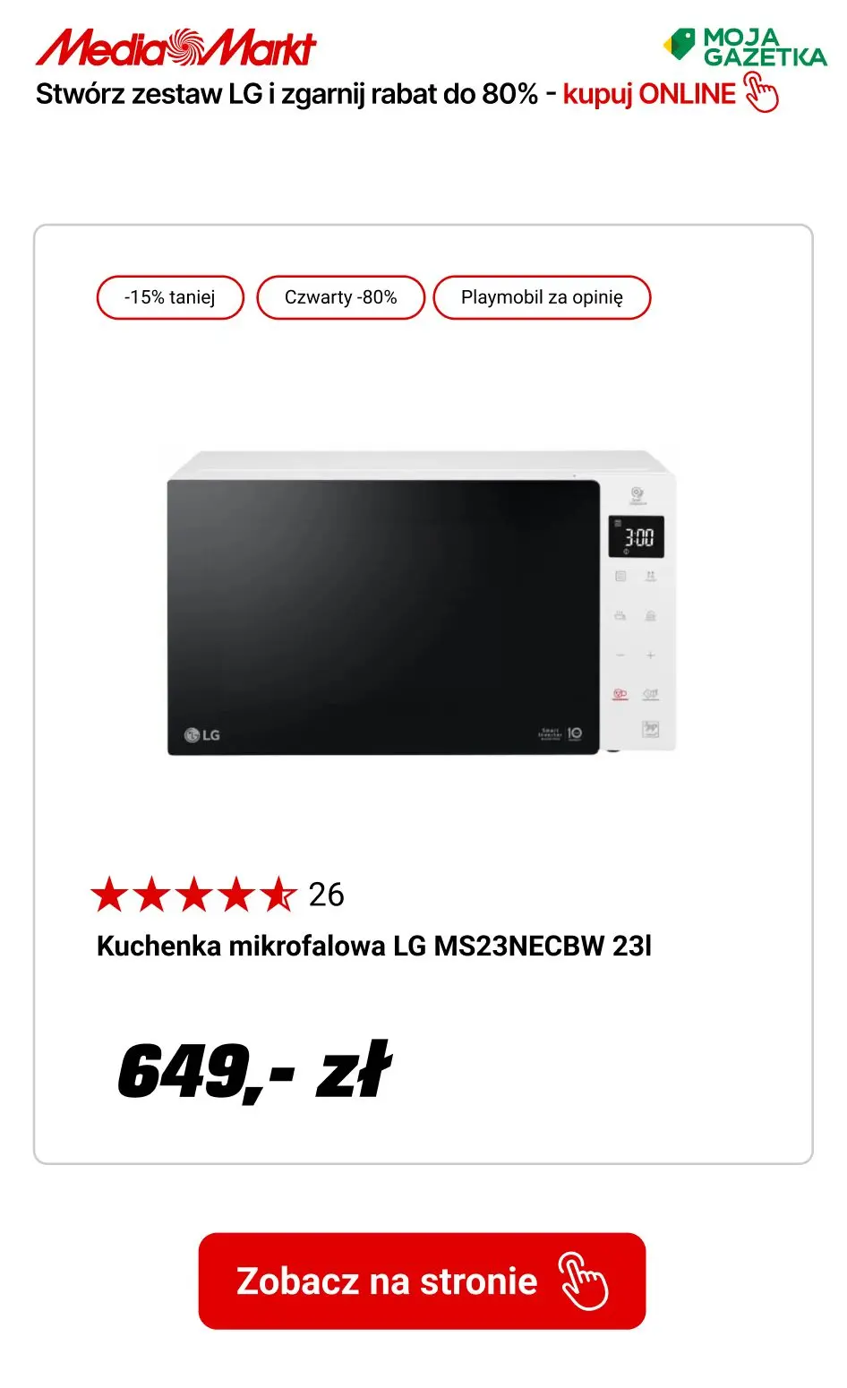 gazetka promocyjna Media Markt LG Zestawomania!! - Strona 13