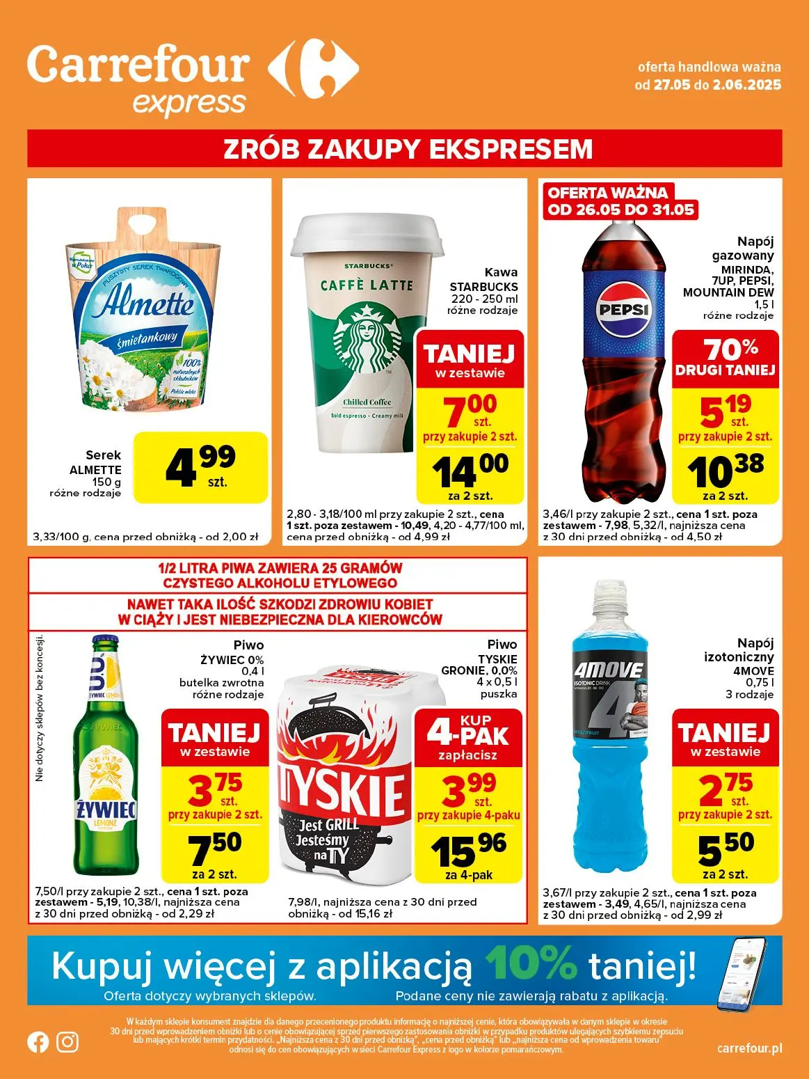 gazetka promocyjna Carrefour Express Zrób zakupy ekspresem - Strona 1