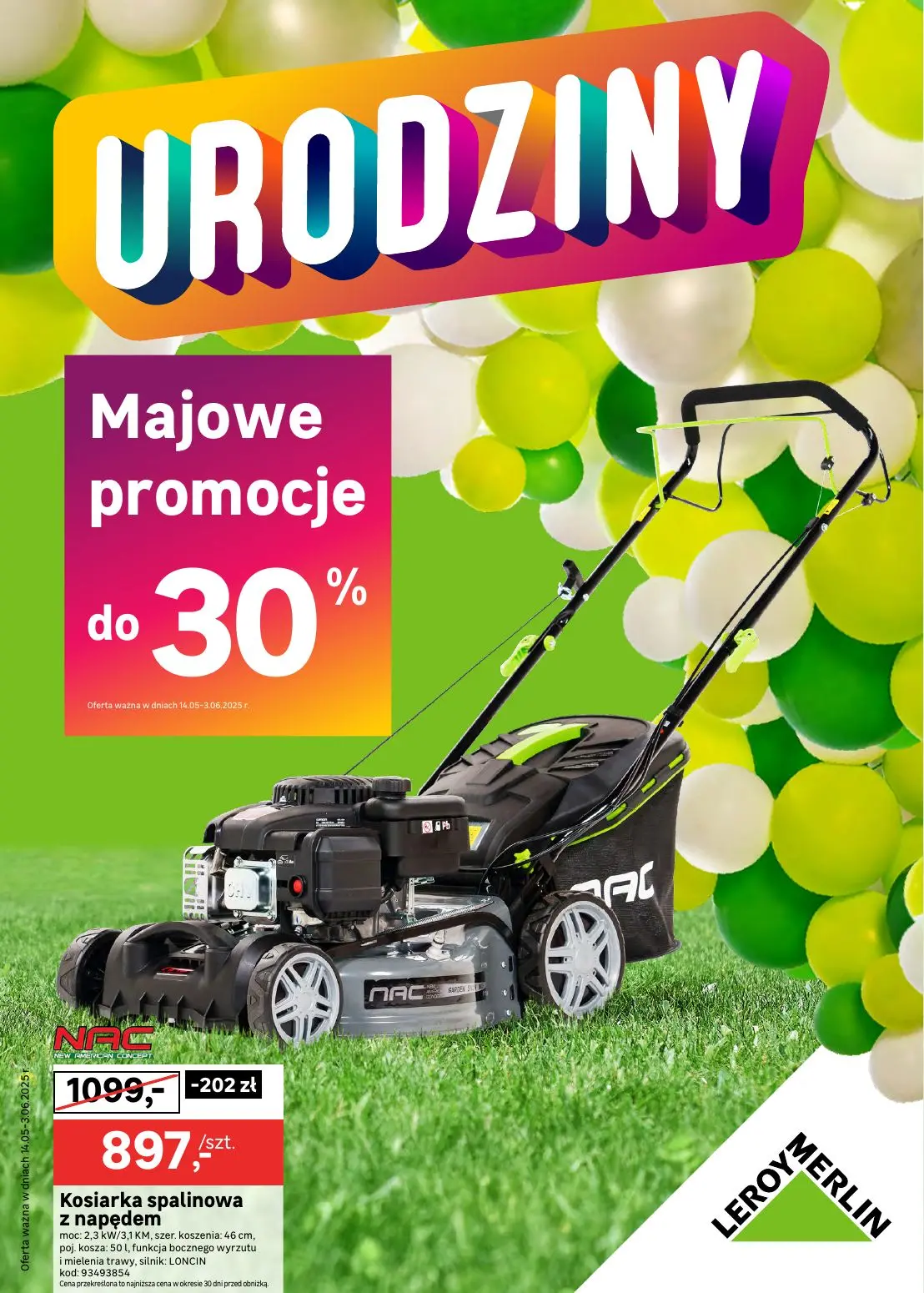 gazetka promocyjna Leroy Merlin Majowe promocje - Strona 1