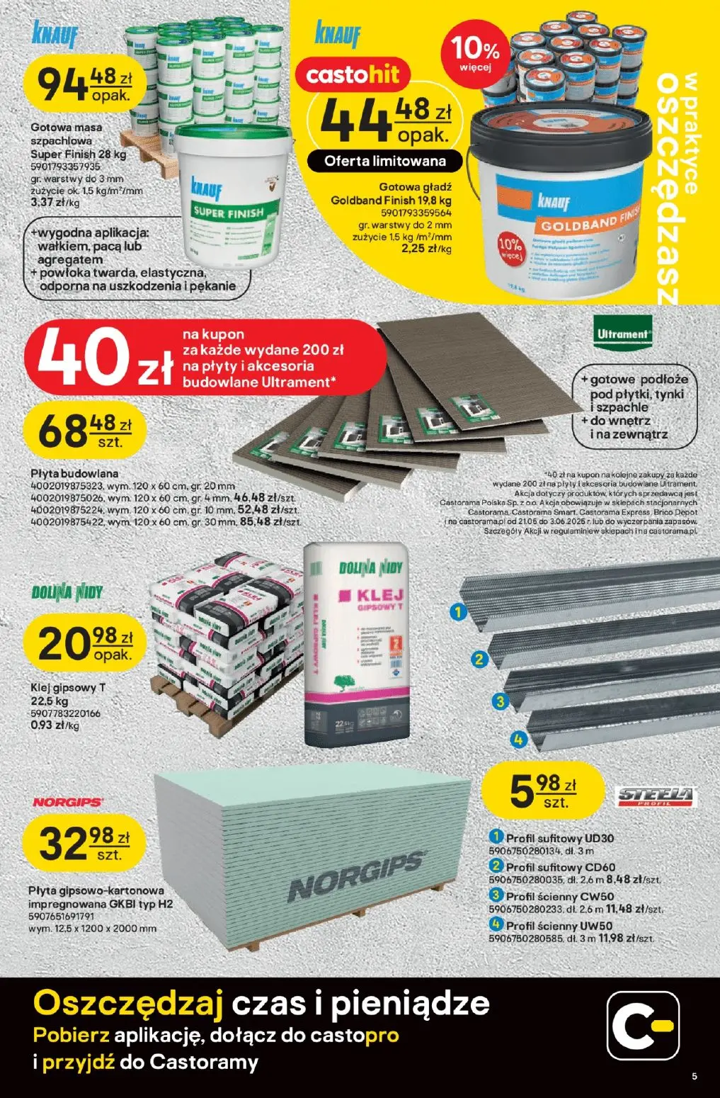 gazetka promocyjna castorama Budowa i remont - Strona 5