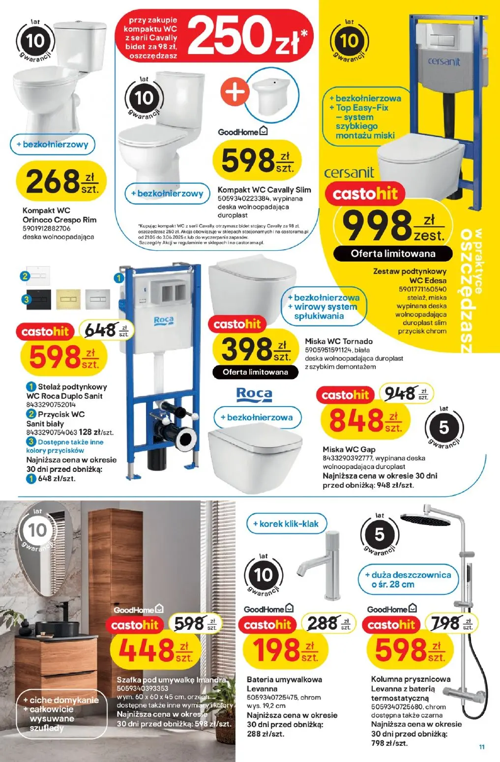 gazetka promocyjna castorama Budowa i remont - Strona 11