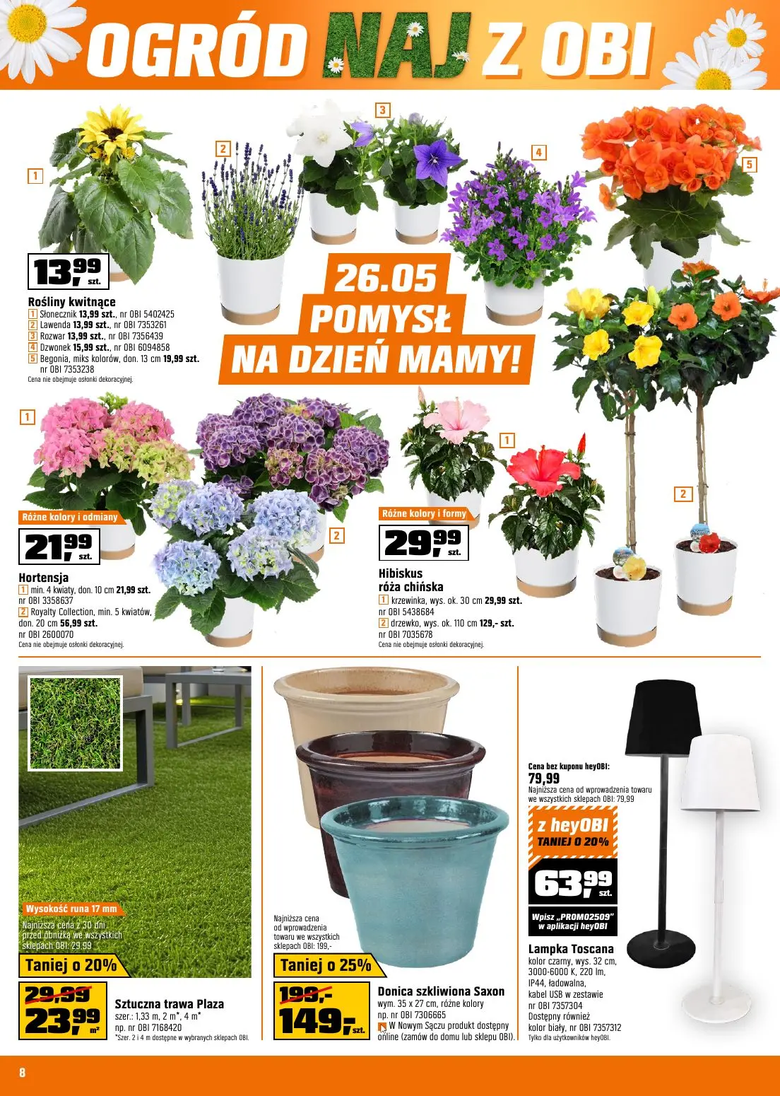 gazetka promocyjna OBI Ogród NAJ - Strona 8