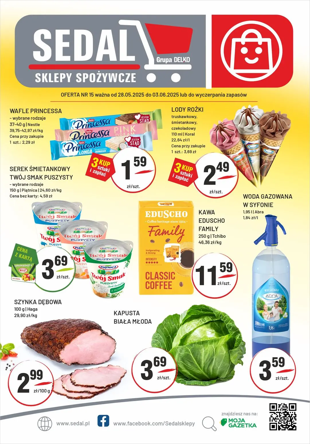 gazetka promocyjna Sedal Sklepy spożywcze - Strona 1