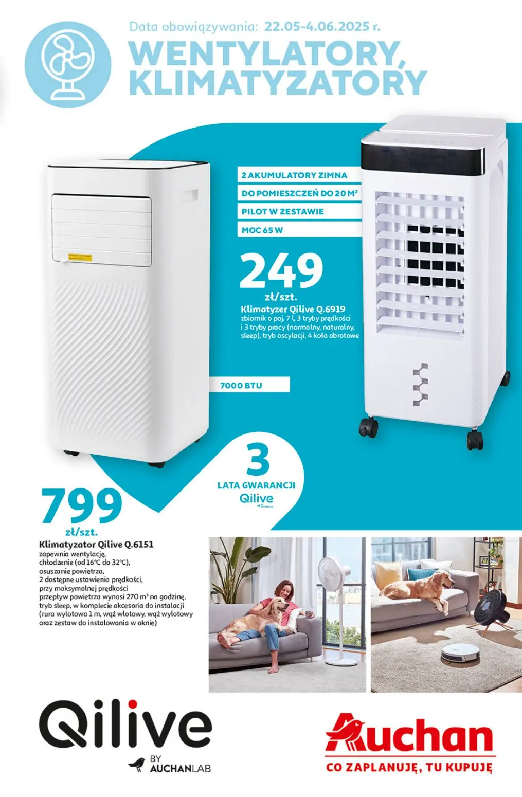 gazetka promocyjna Auchan Wentylatory - Strona 1