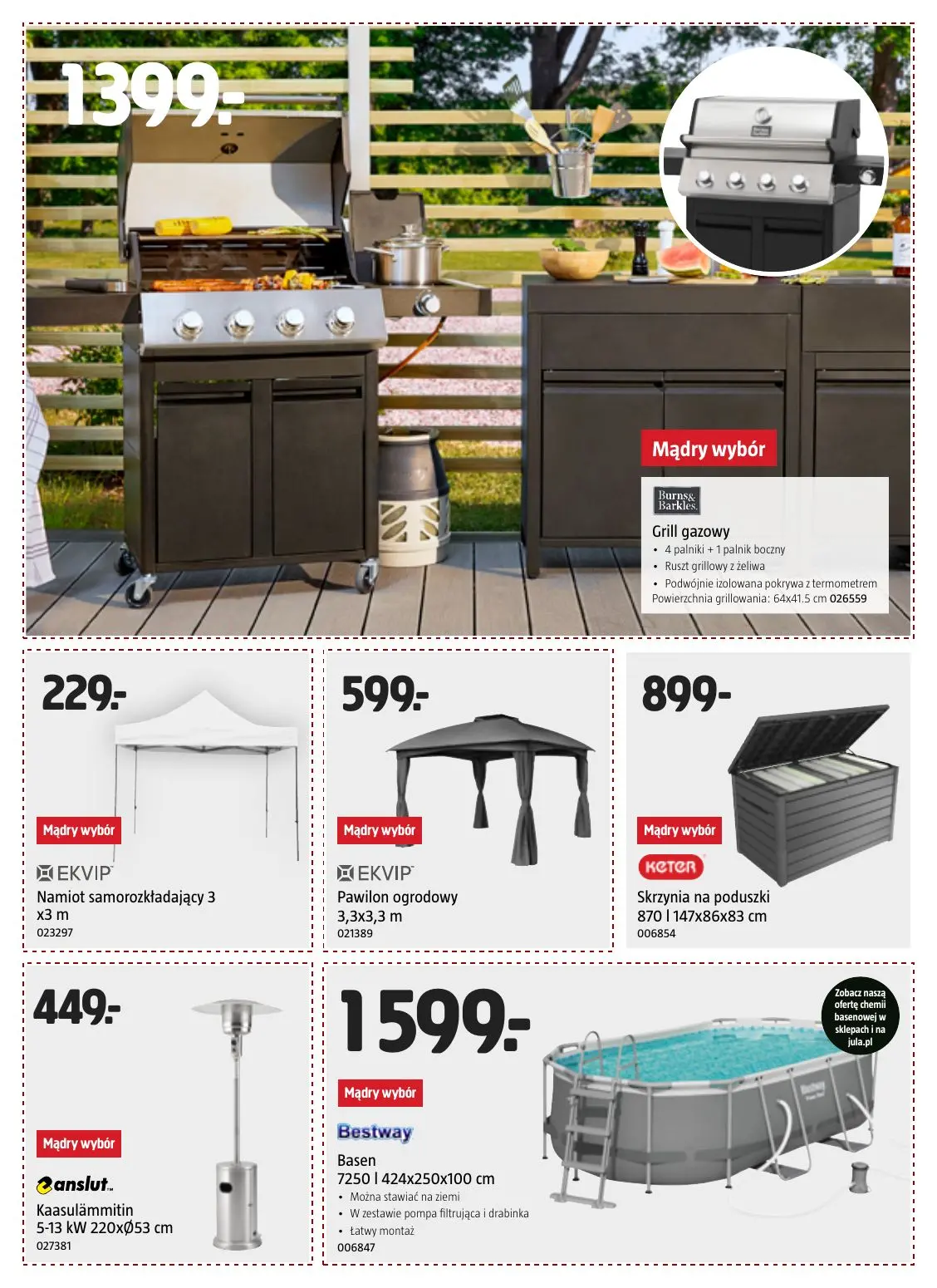 gazetka promocyjna JULA Rozpocznij lato z niskimi cenami! - Strona 15