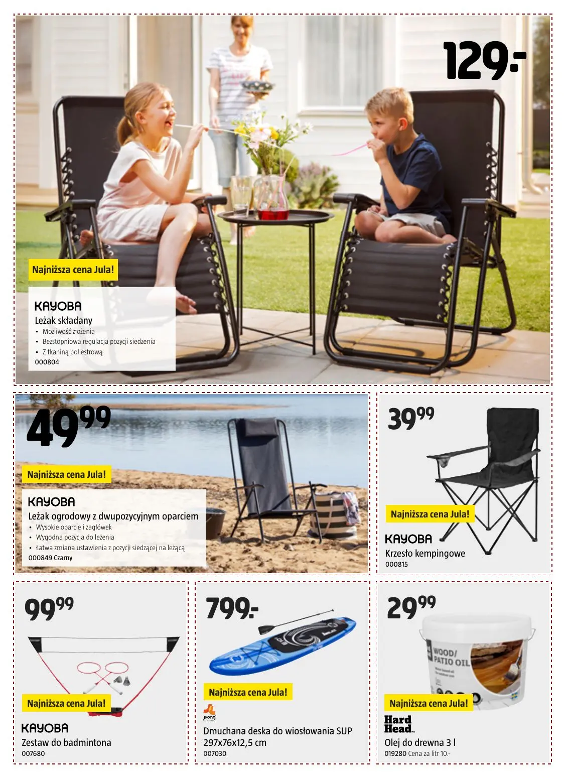 gazetka promocyjna JULA Rozpocznij lato z niskimi cenami! - Strona 16