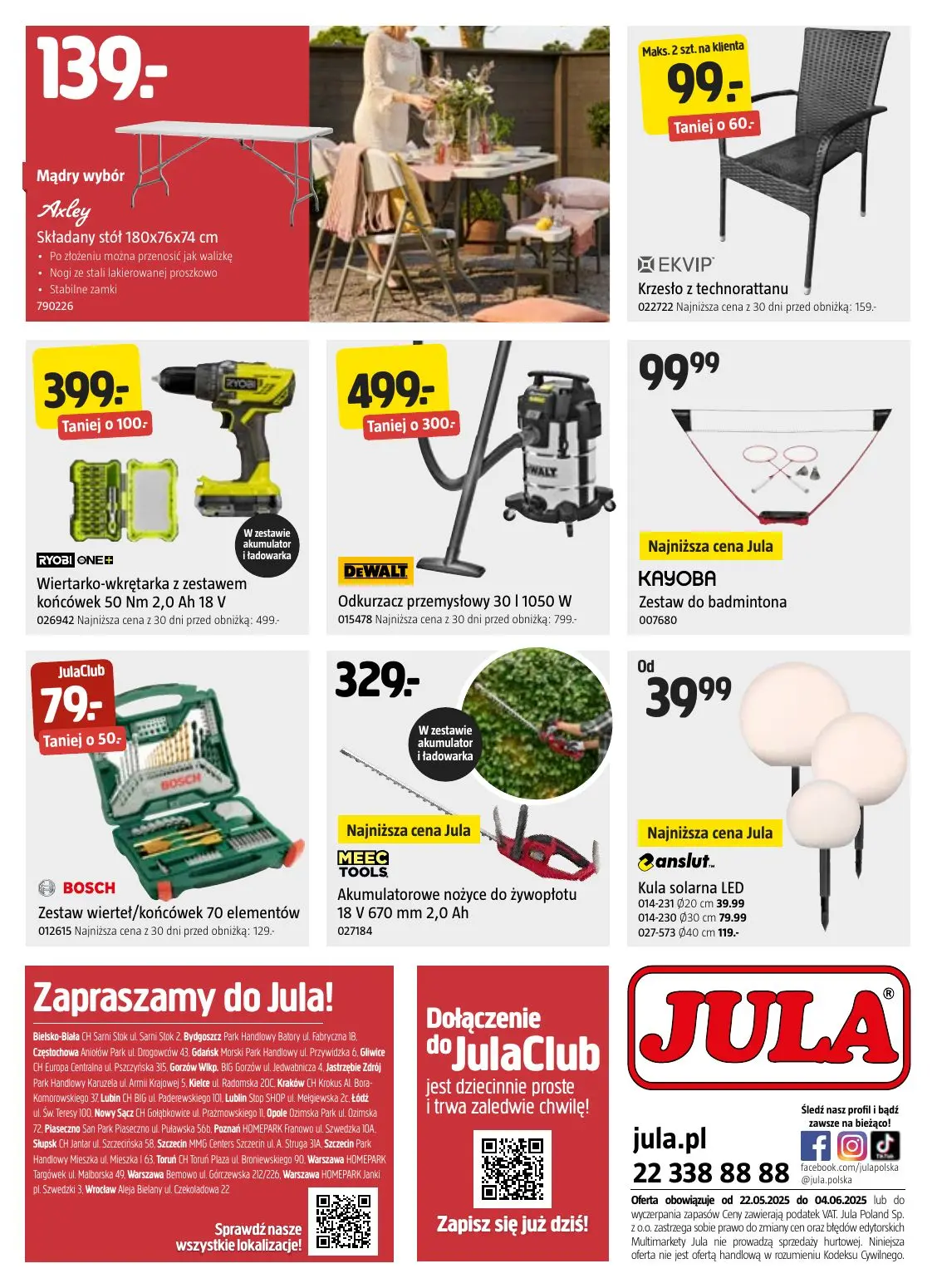 gazetka promocyjna JULA Rozpocznij lato z niskimi cenami! - Strona 22