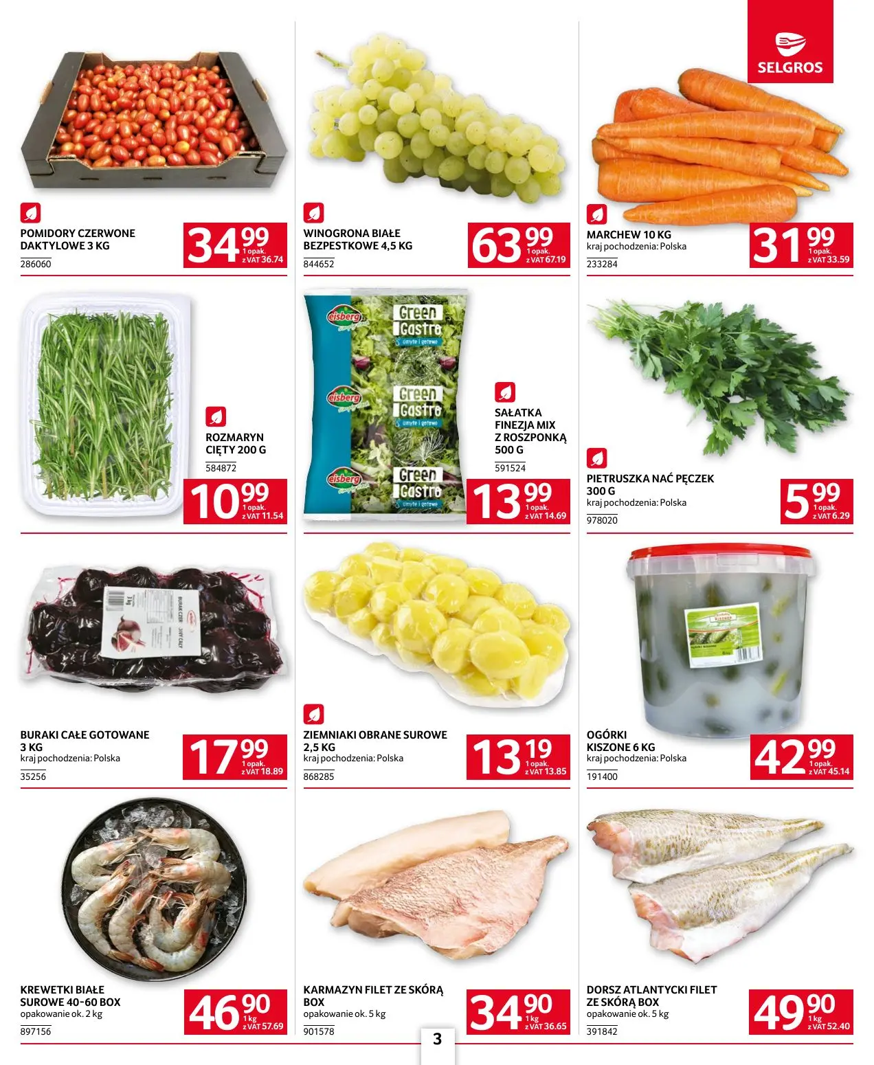 gazetka promocyjna SELGROS Oferta dla gastronomii - Strona 3