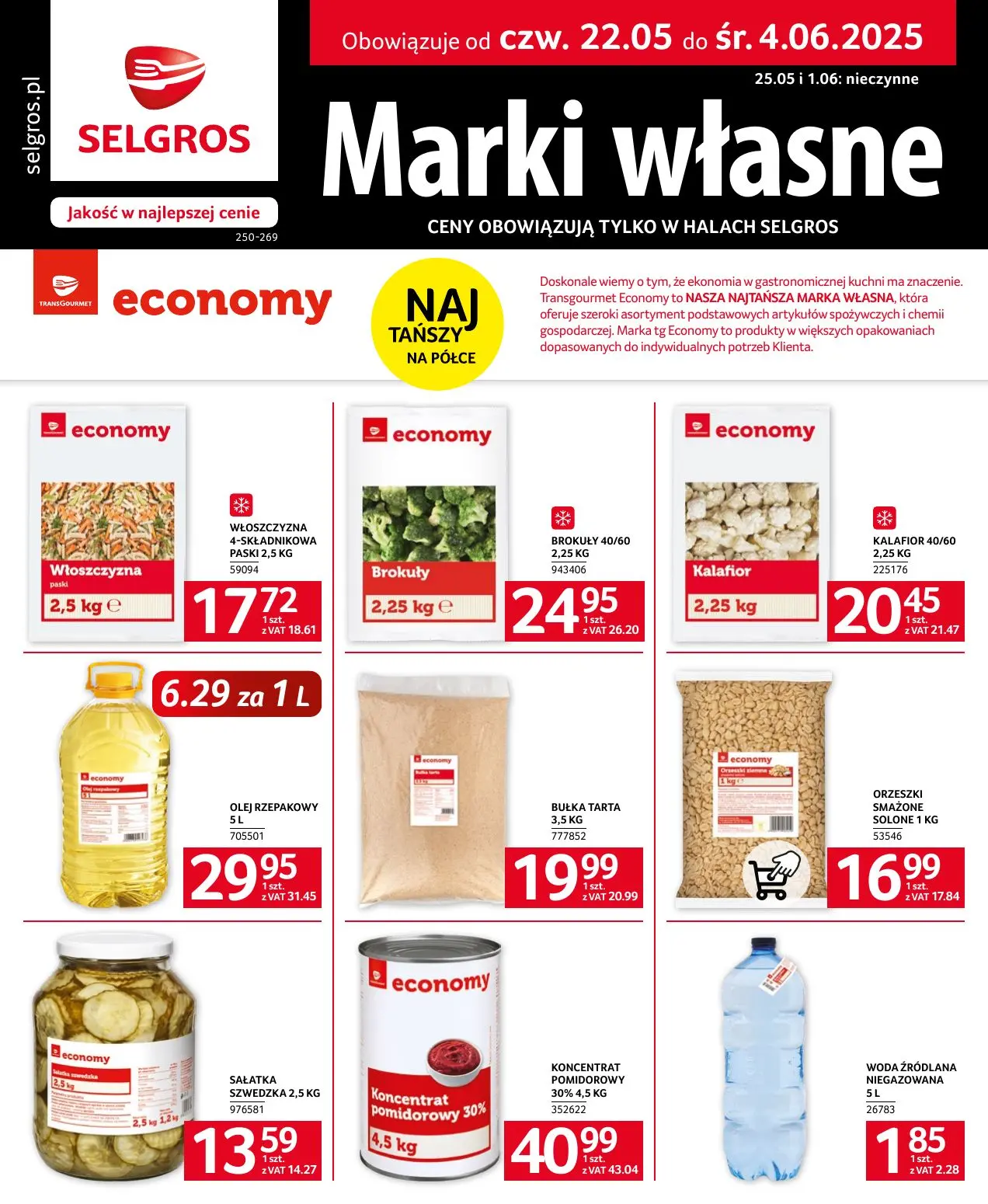 gazetka promocyjna SELGROS Katalog Marki Własne - Strona 1
