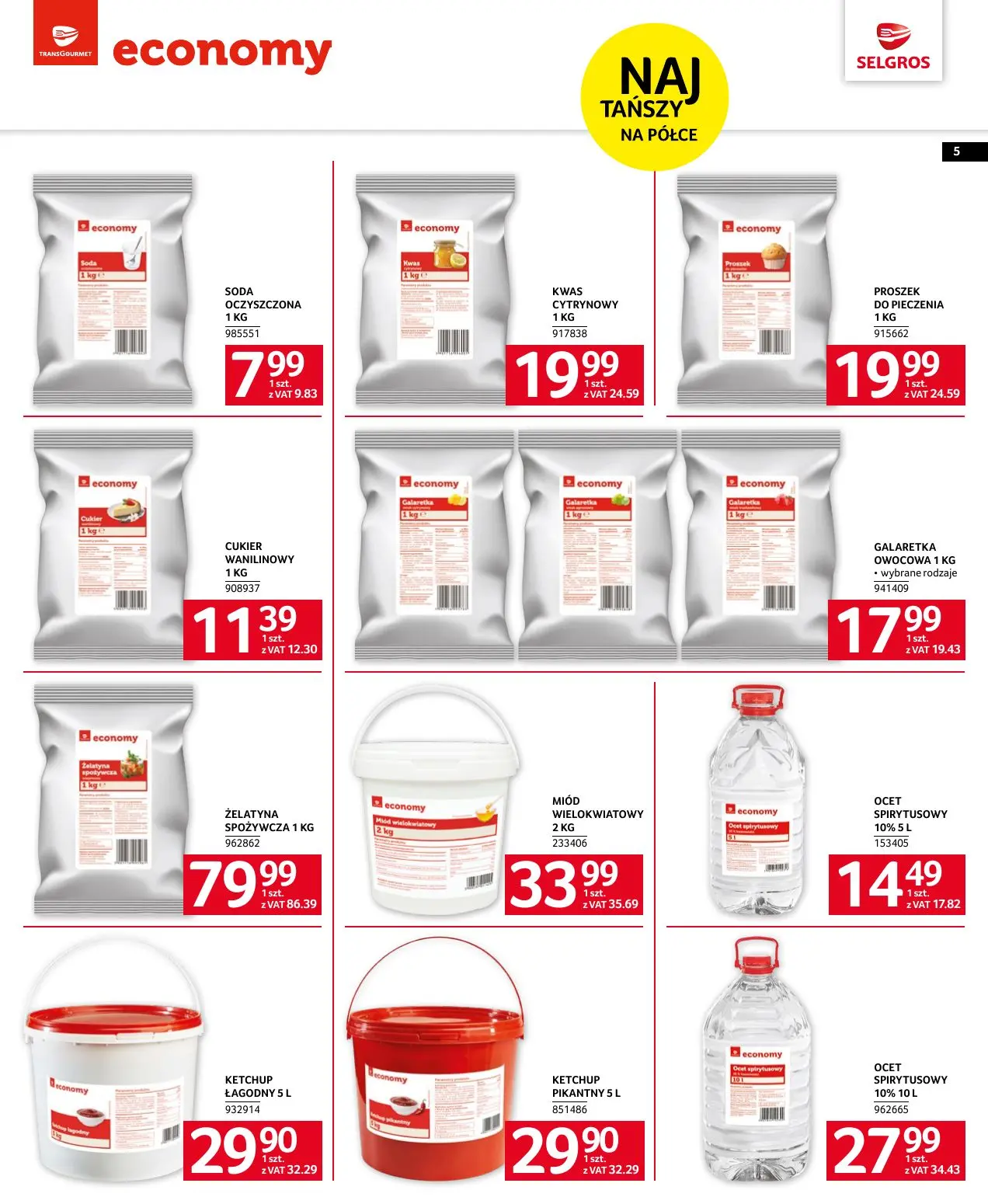 gazetka promocyjna SELGROS Katalog Marki Własne - Strona 5