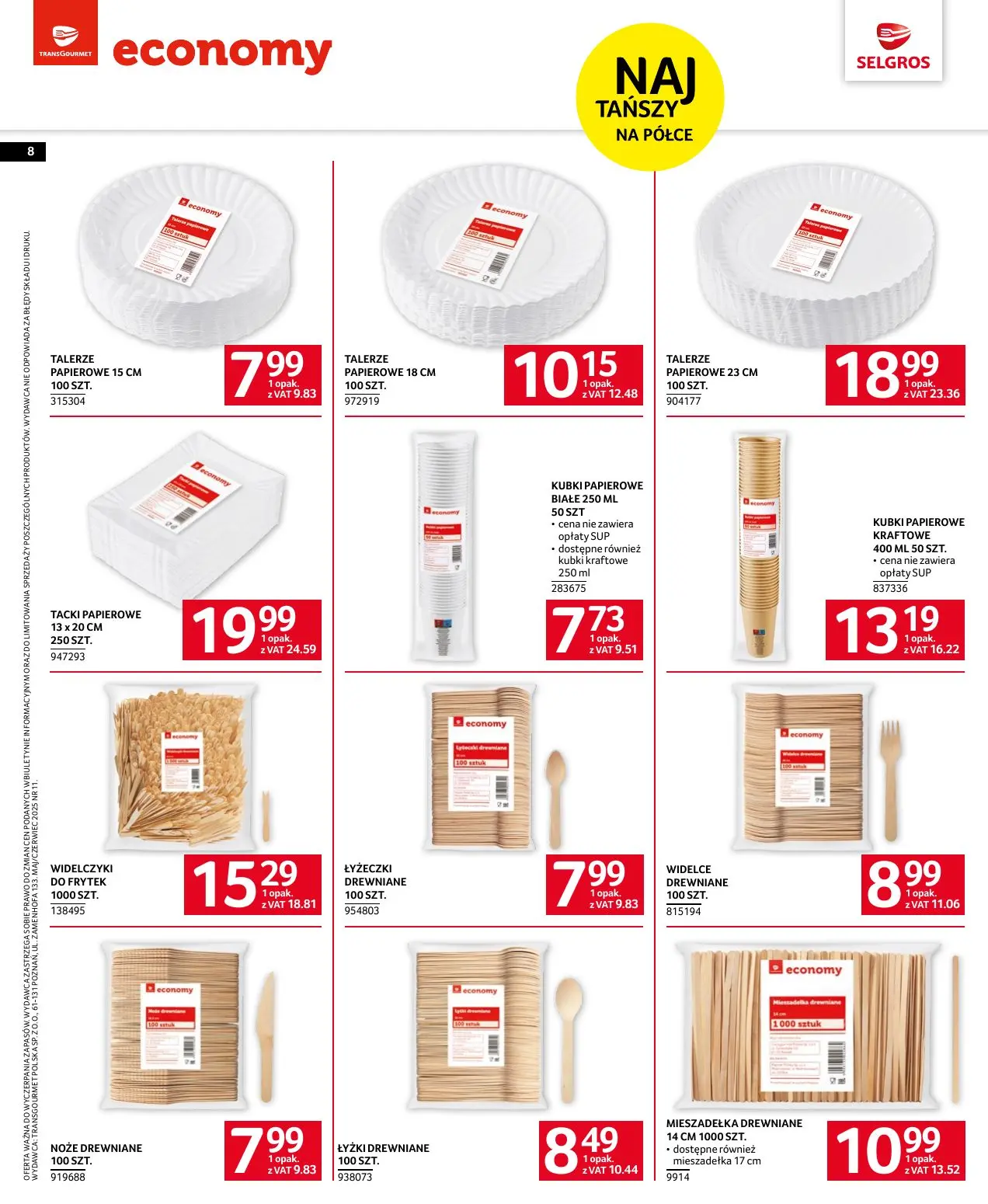 gazetka promocyjna SELGROS Katalog Marki Własne - Strona 8