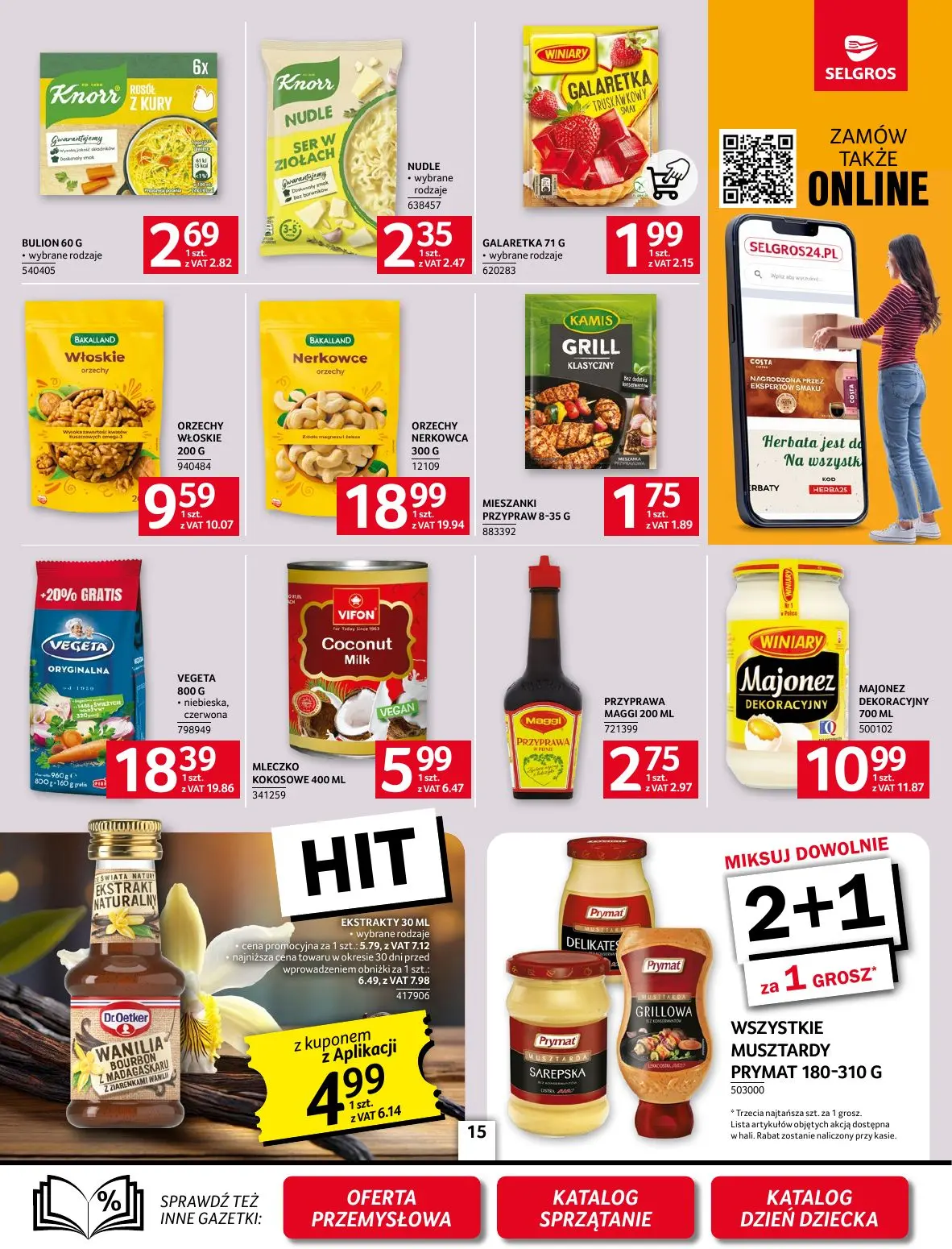 gazetka promocyjna SELGROS Oferta Spożywcza - Strona 15