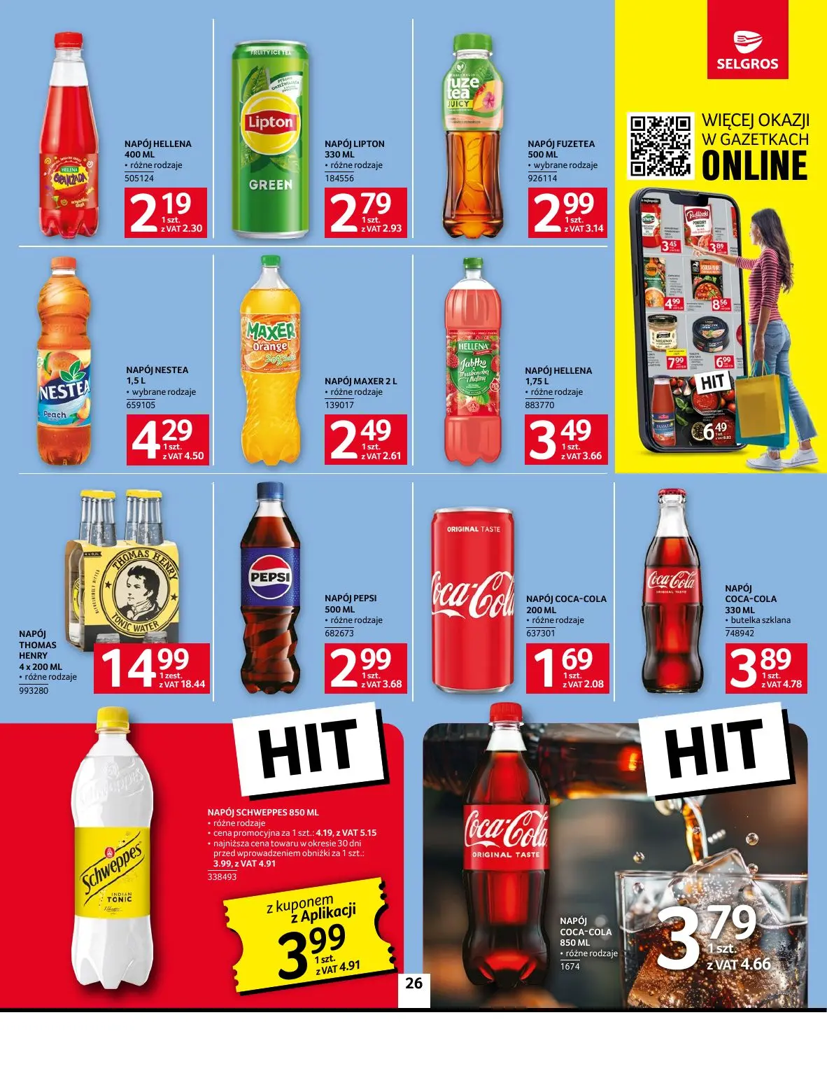 gazetka promocyjna SELGROS Oferta Spożywcza - Strona 26