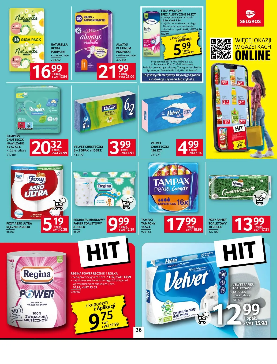 gazetka promocyjna SELGROS Oferta Spożywcza - Strona 36