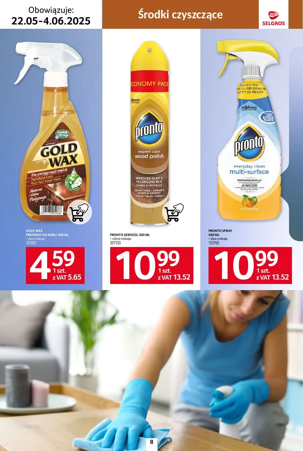 gazetka promocyjna SELGROS Katalog Sprzątanie - Strona 8