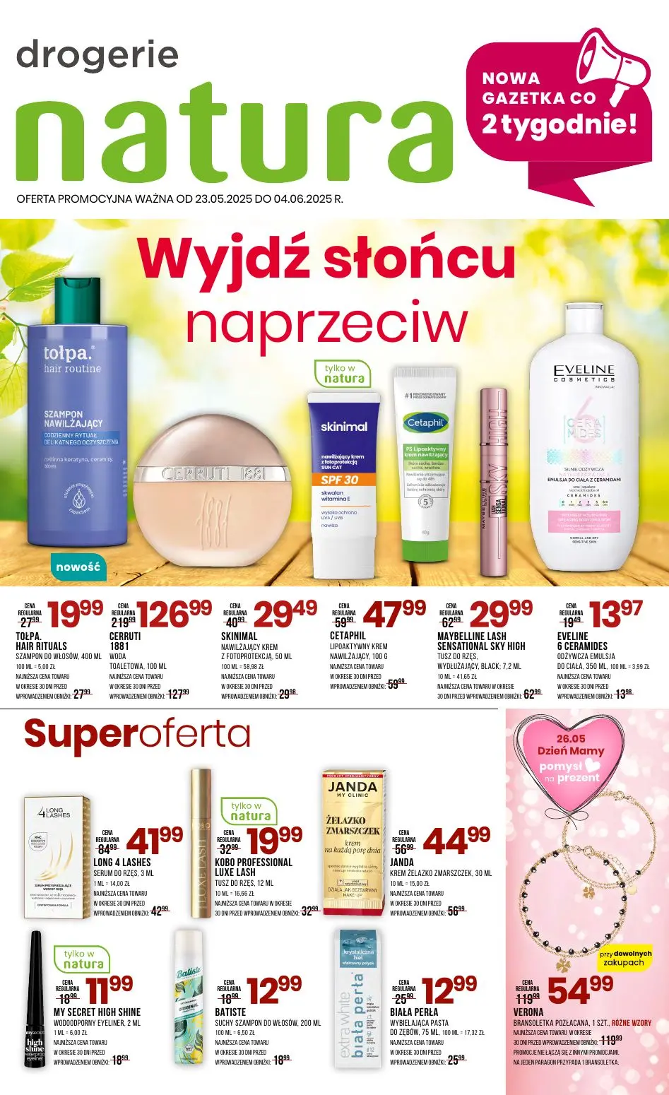 gazetka promocyjna Natura Wyjdź słońcu naprzeciw - Strona 1