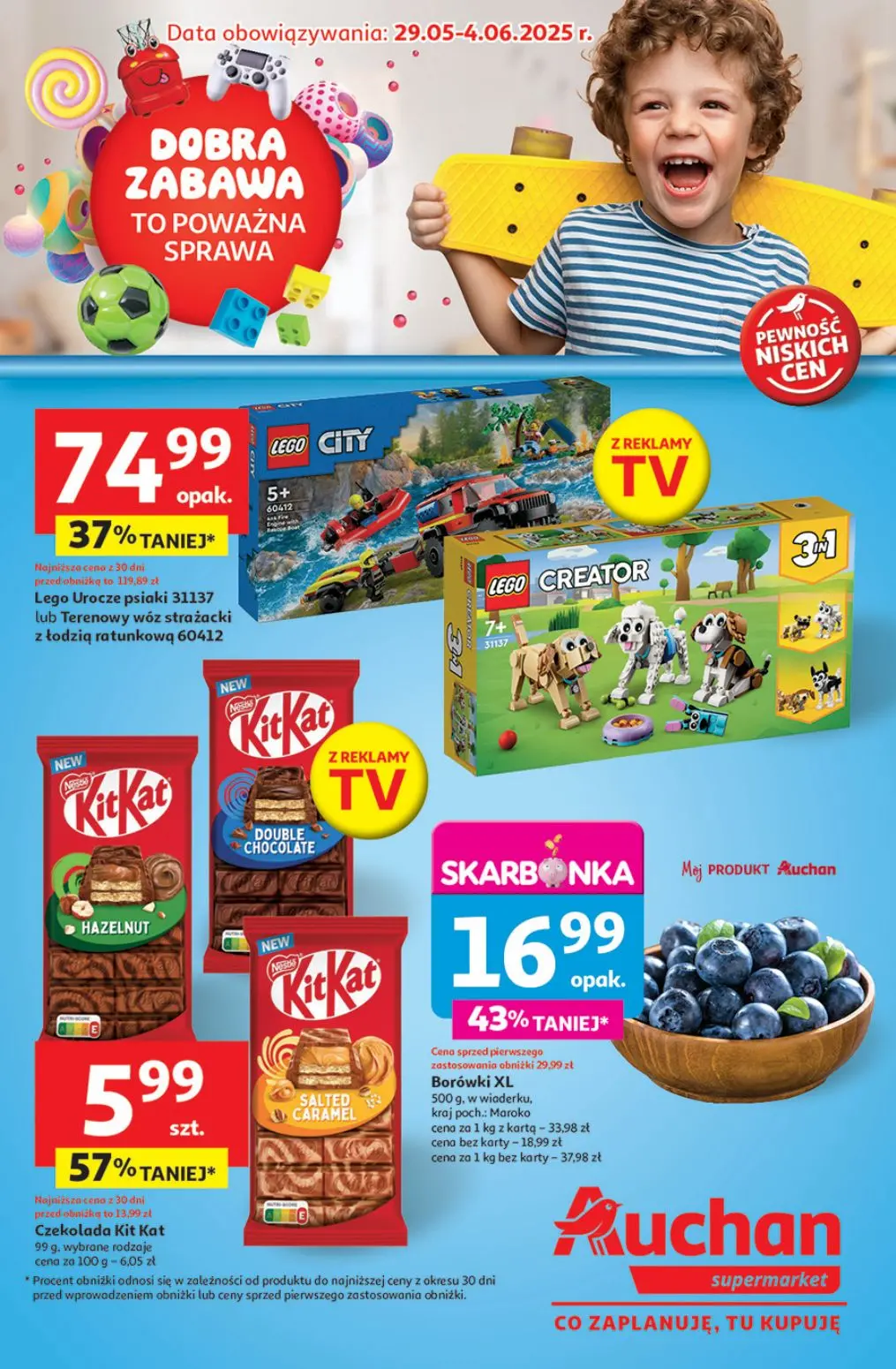 gazetka promocyjna Auchan Supermarket Pewność niskich cen - Strona 1