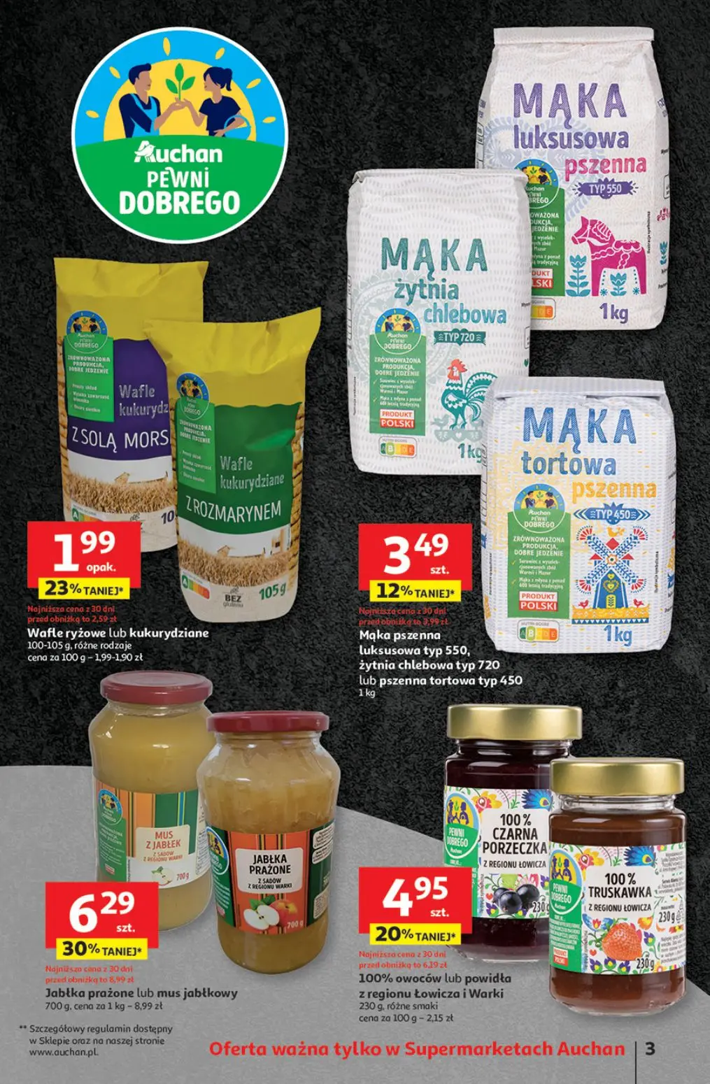 gazetka promocyjna Auchan Supermarket Pewność niskich cen - Strona 3