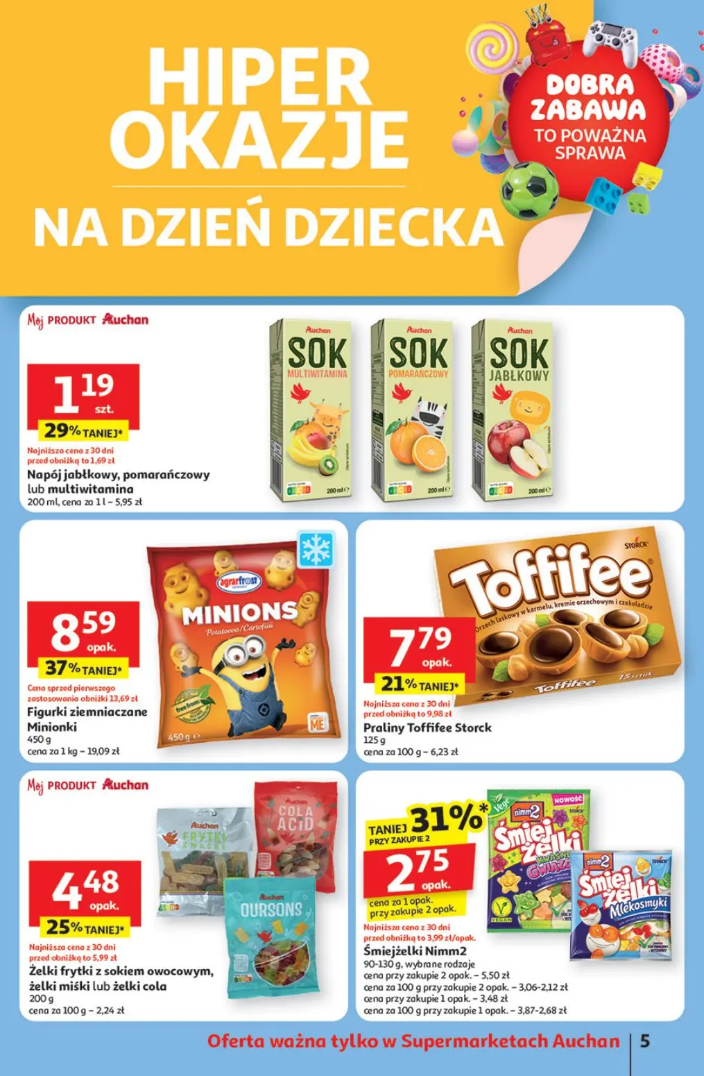 gazetka promocyjna Auchan Supermarket Pewność niskich cen - Strona 7