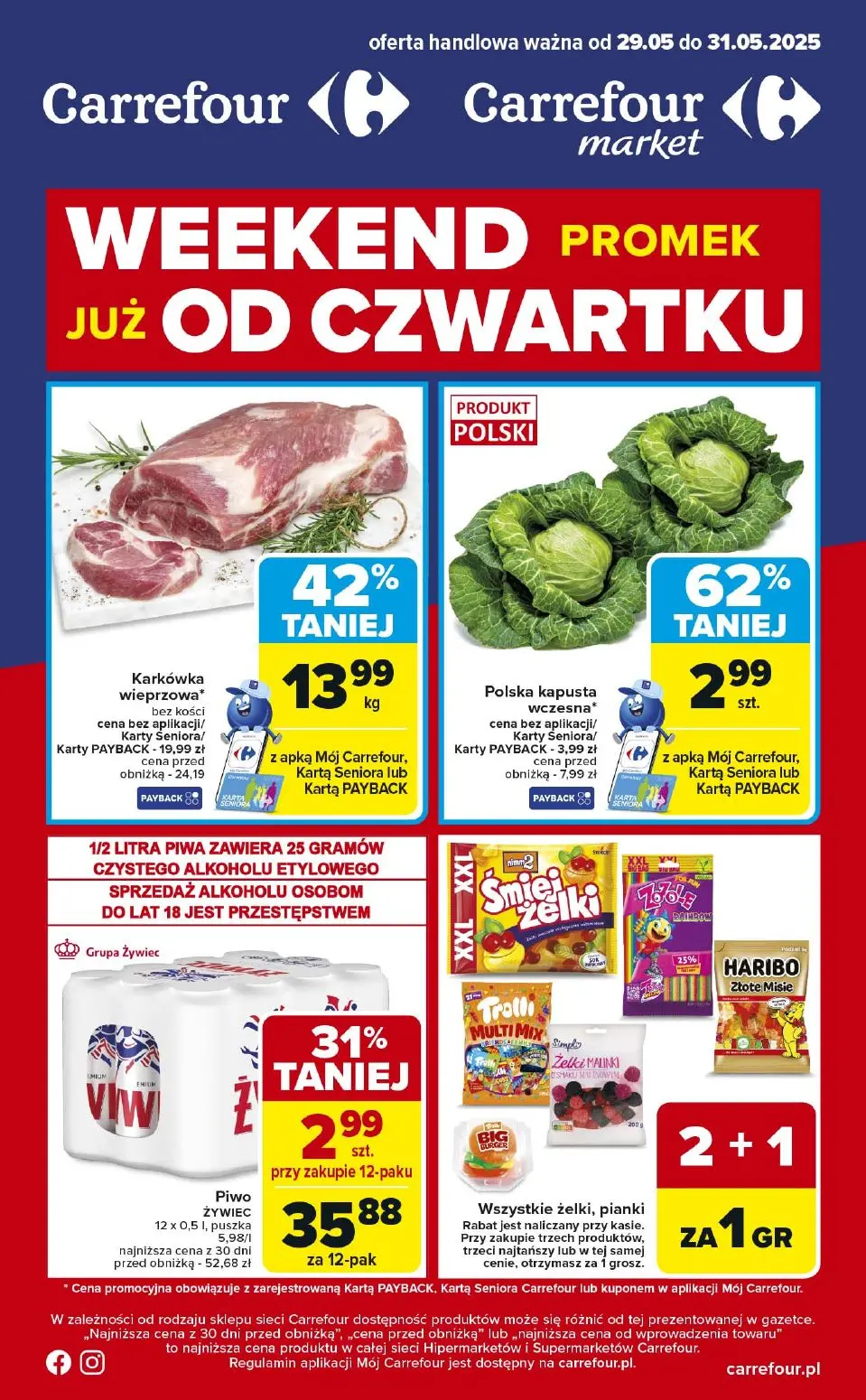 gazetka promocyjna Carrefour Weekend promek od czwartku - Strona 1