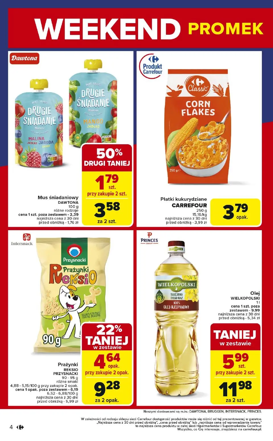 gazetka promocyjna Carrefour Weekend promek od czwartku - Strona 4