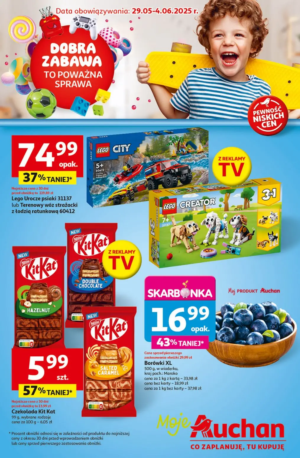 gazetka promocyjna Moje Auchan Pewność niskich cen - Strona 1